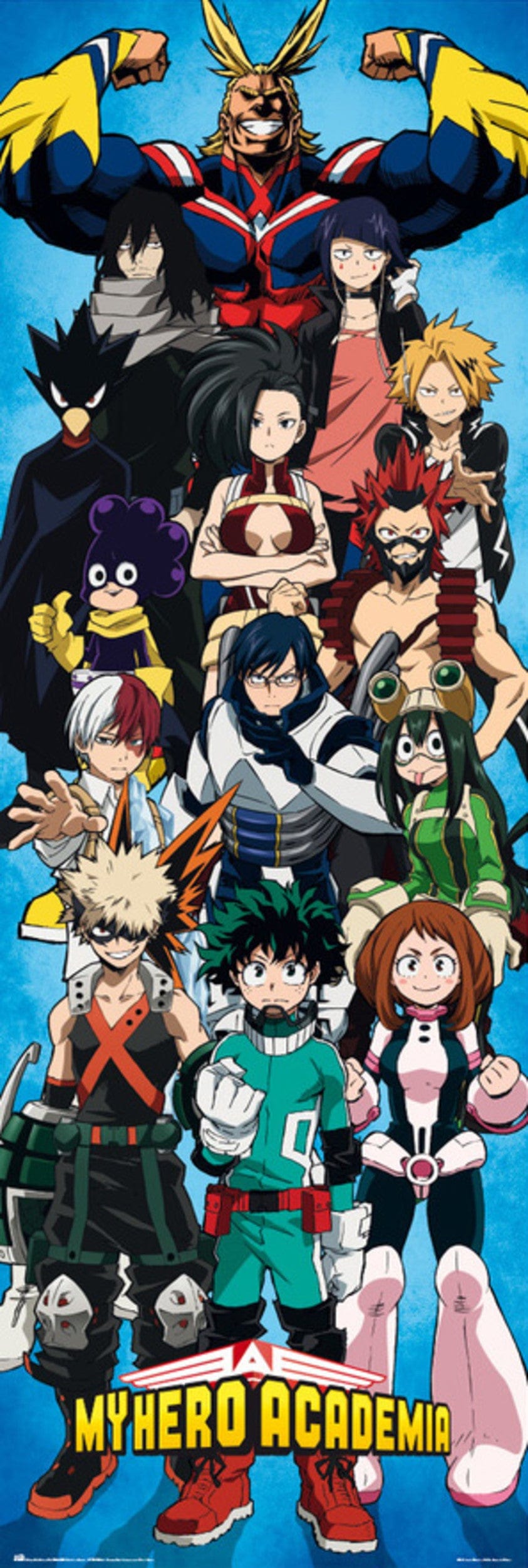 Grupo Erik Ppge8096 My Hero Academia All Characters Poster 53x158cm | Posters.nl