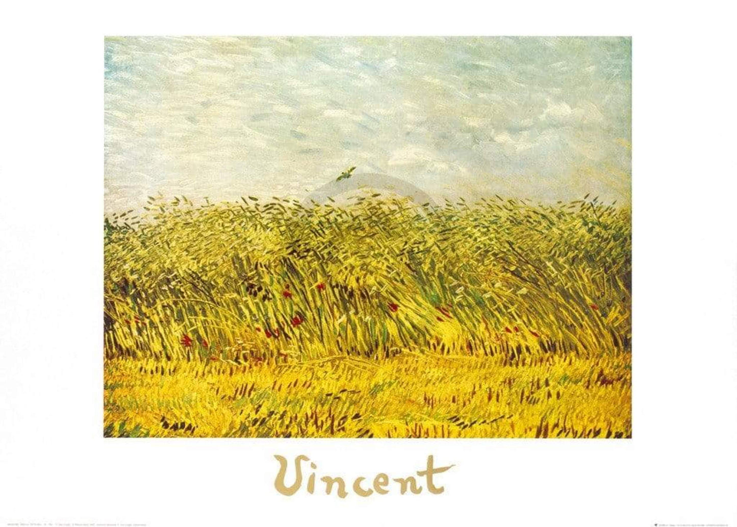 Vincent Van Gogh The Wheat Field Kunstdruk 70x50cm | Posters.nl