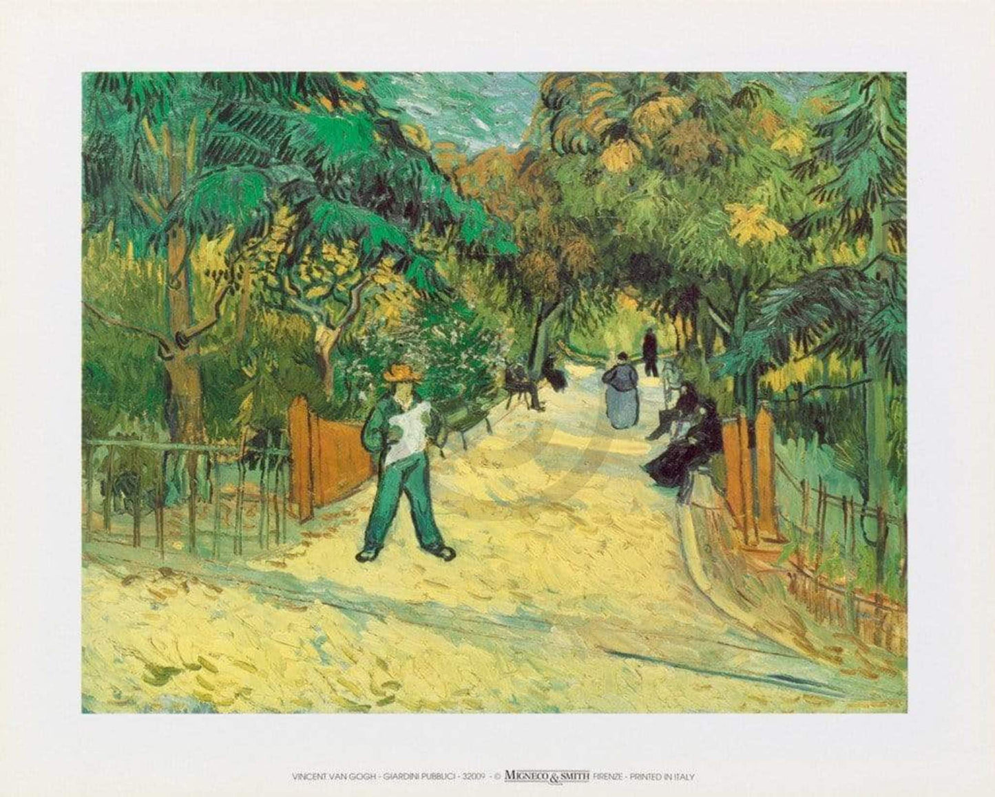 Vincent Van Gogh Giardini Publici Kunstdruk 30x24cm | Posters.nl