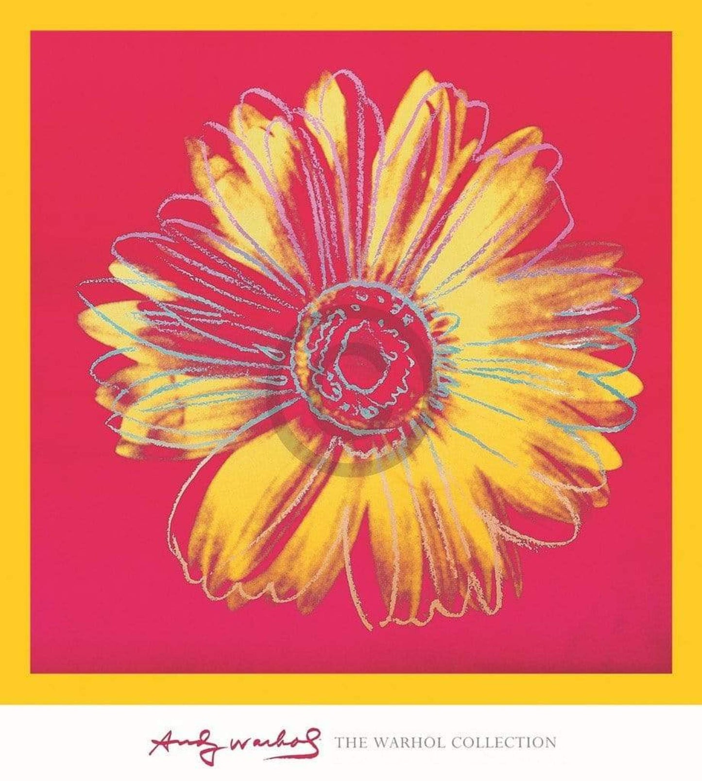 Andy Warhol Daisy 1982 Kunstdruk 90x90cm | Posters.nl