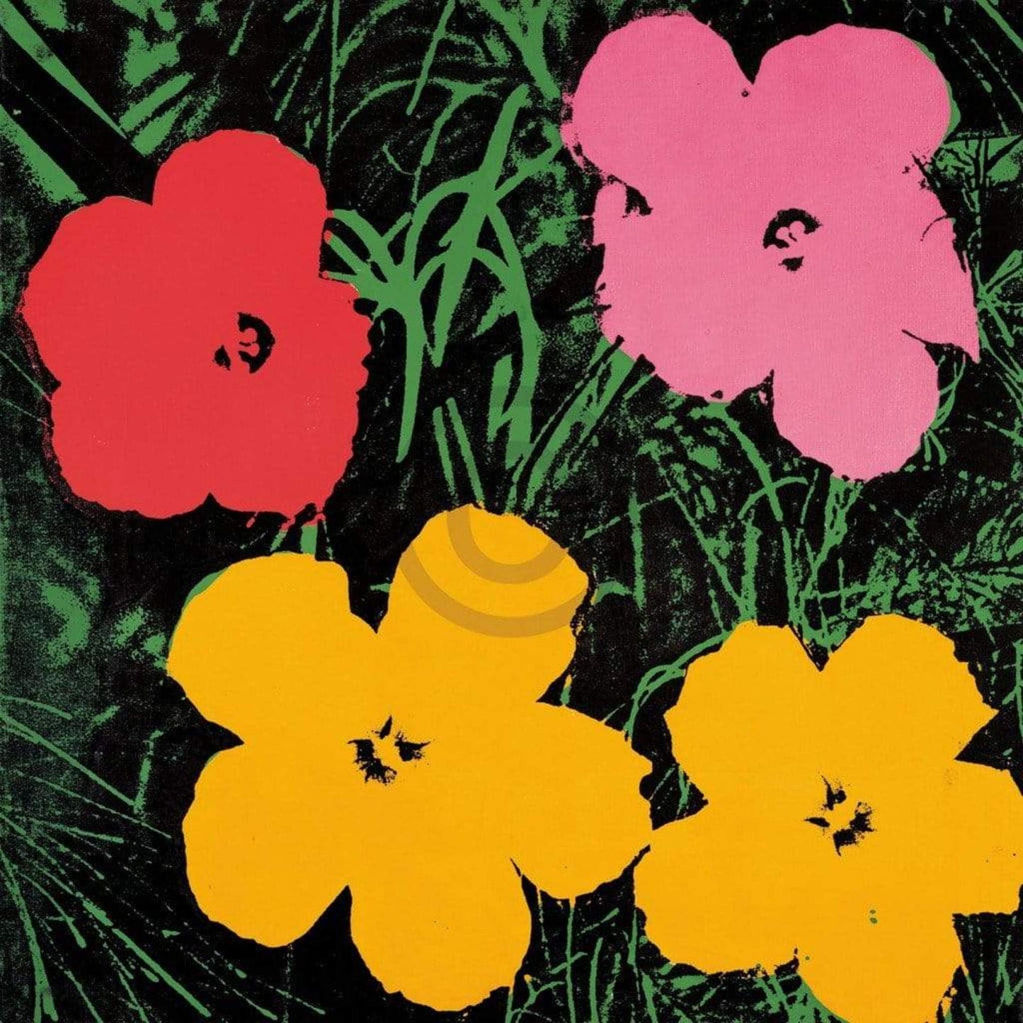 Andy Warhol Flowers C. 1964 Kunstdruk 60x60cm | Posters.nl