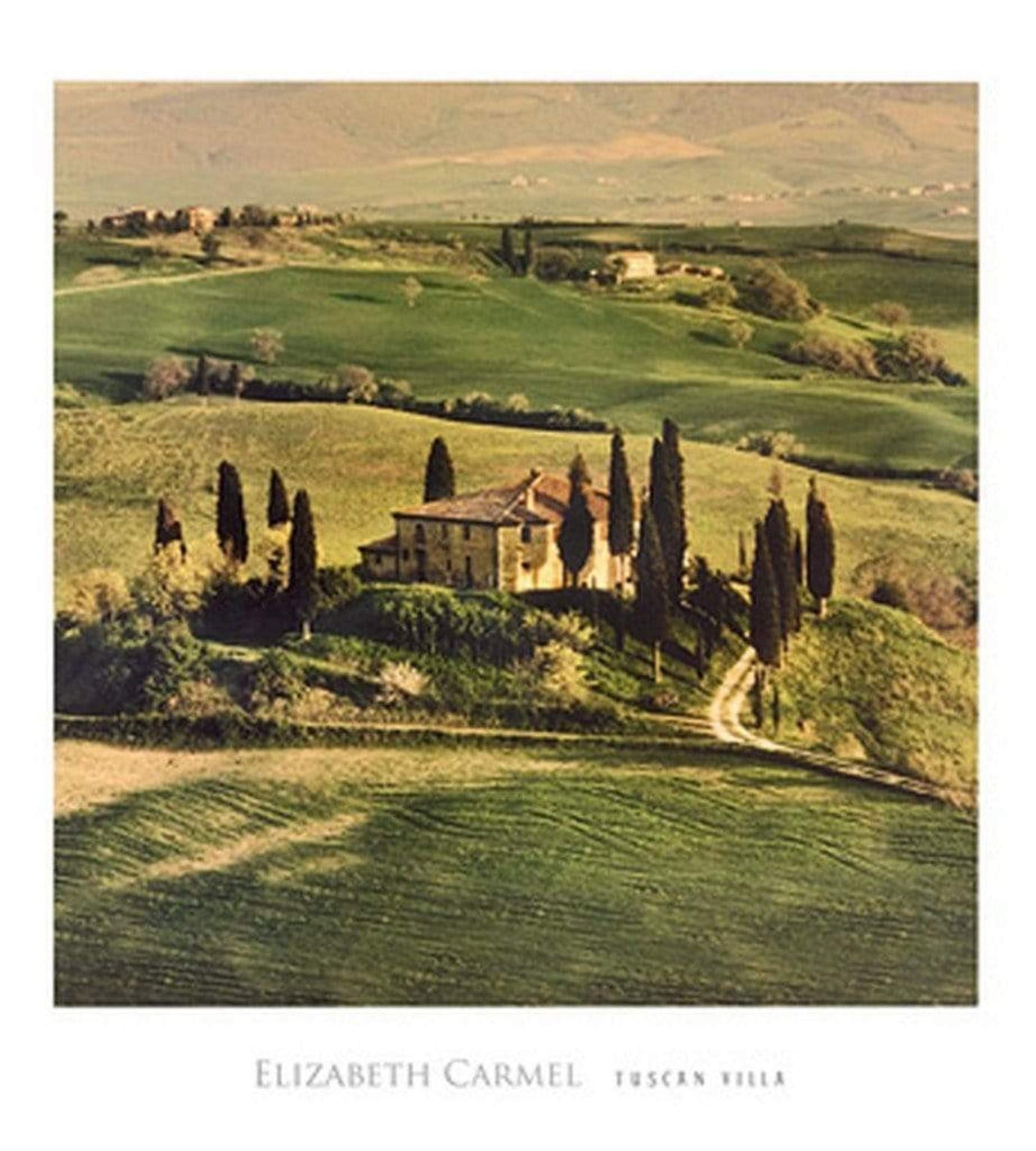 Elisabeth Carmel Tuscan Villa Kunstdruk 45x50cm | Posters.nl