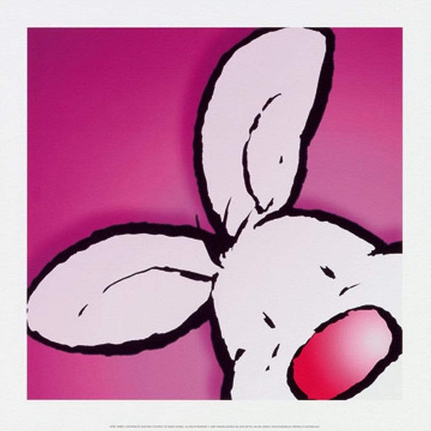 Jean Paul Courtsey Rabbit Kunstdruk 30x30cm | Posters.nl
