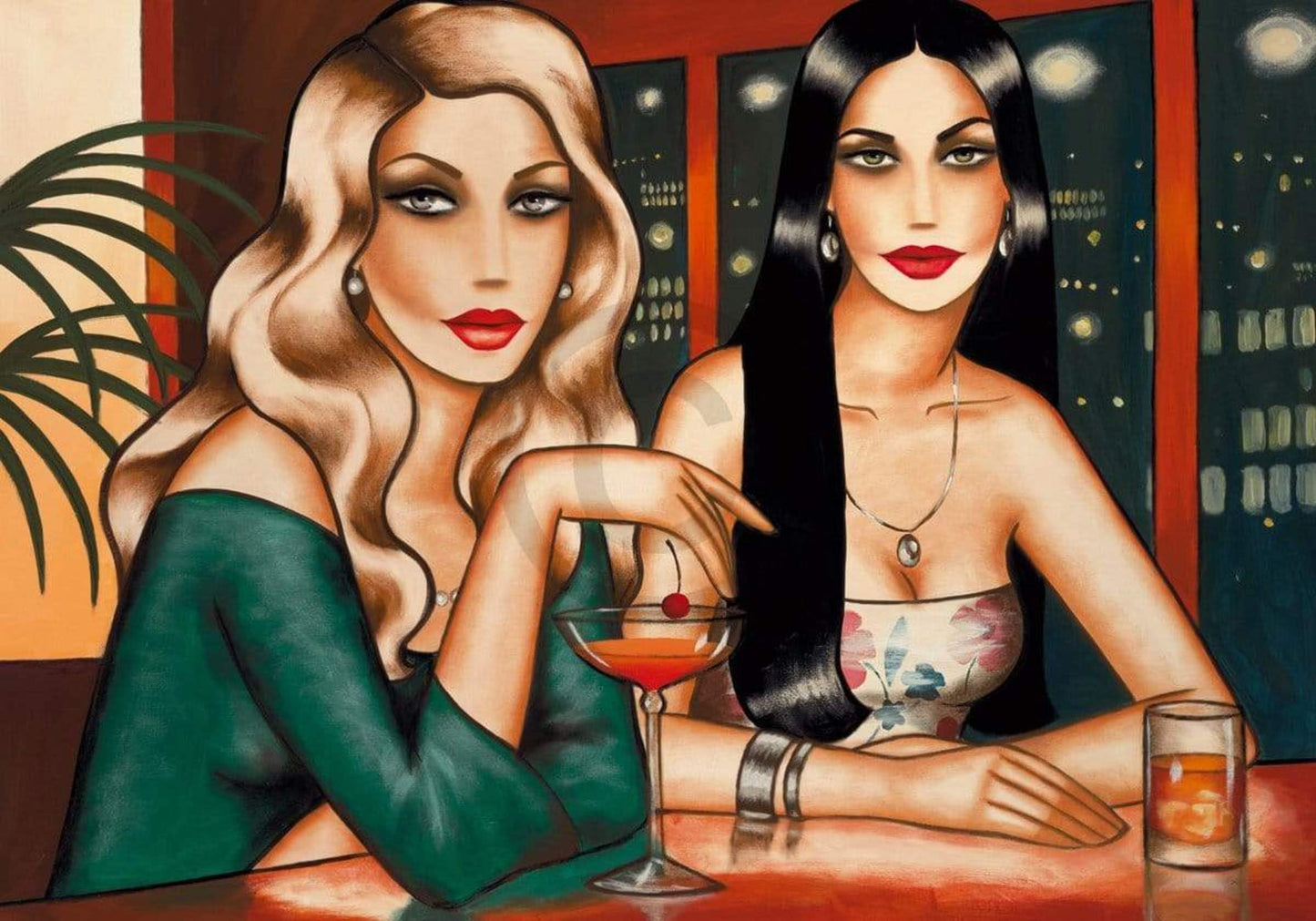 Ekaterina More Big City Lights Kunstdruk 100x70cm | Posters.nl