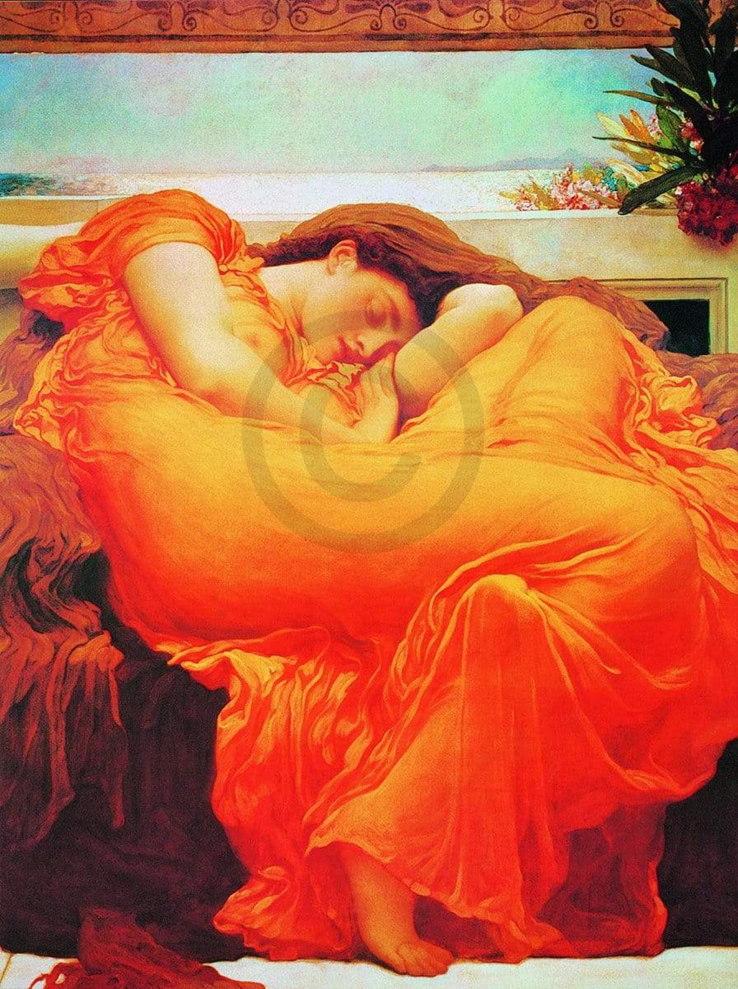 Lord Frederick Leighton Flaming June Kunstdruk 60x80cm | Posters.nl