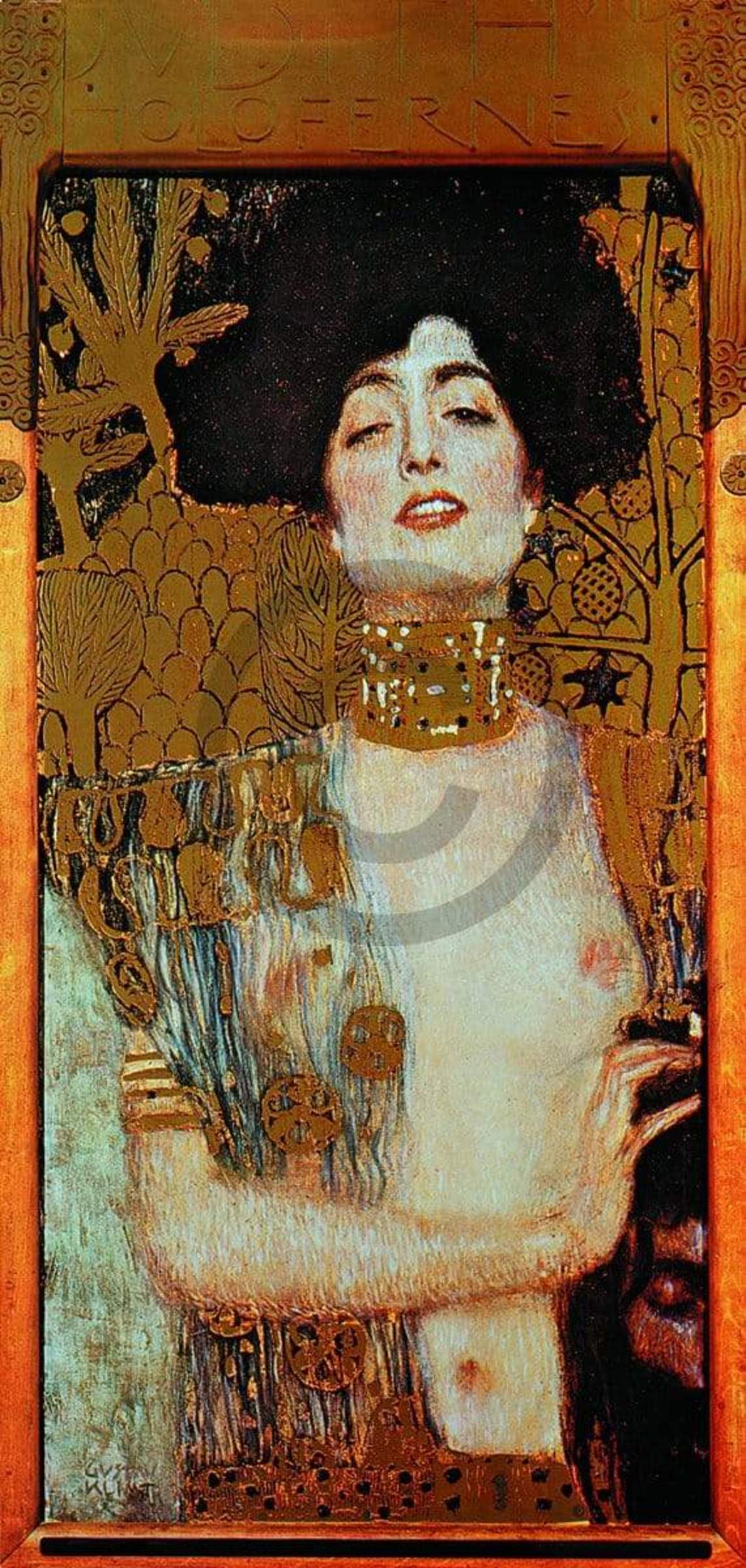 Gustav Klimt Judith II Kunstdruk 41x86cm | Posters.nl