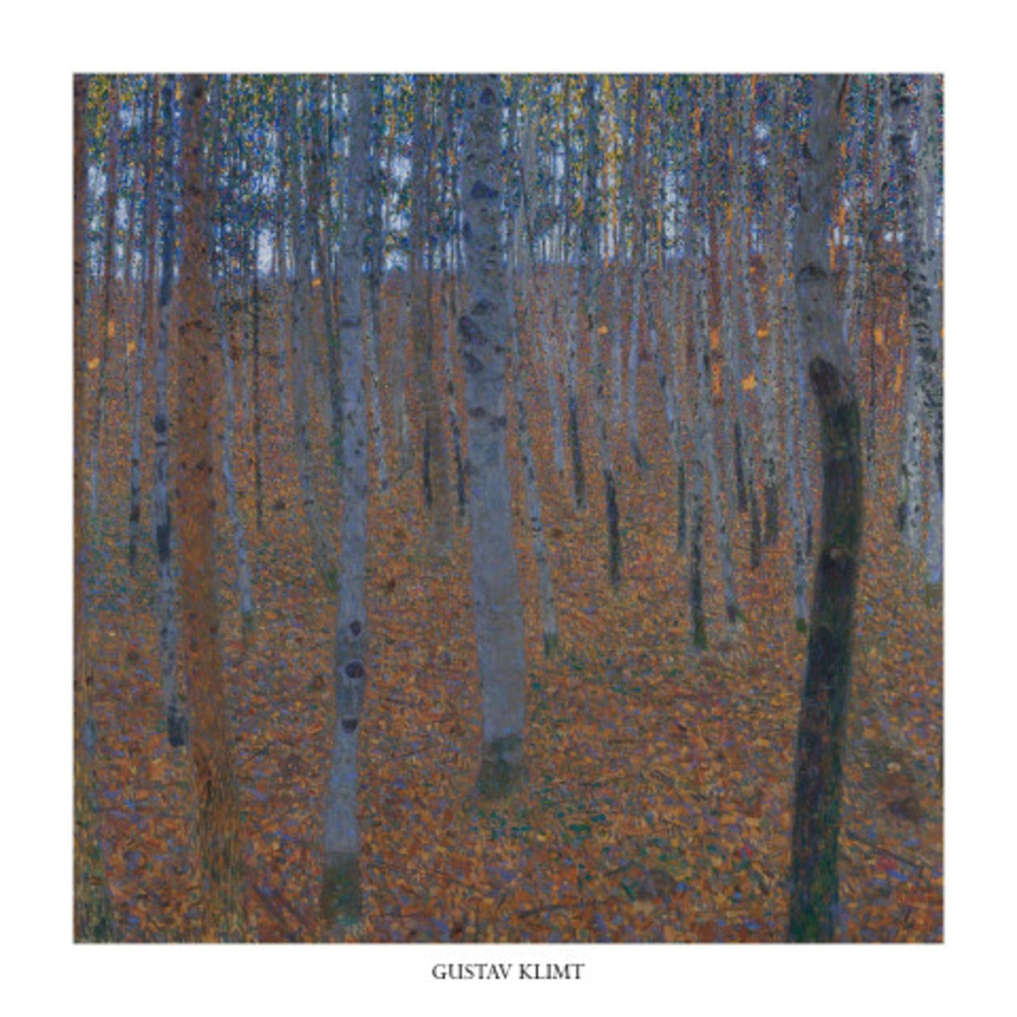 Gustav Klimt Faggeto Kunstdruk 70x70cm | Posters.nl