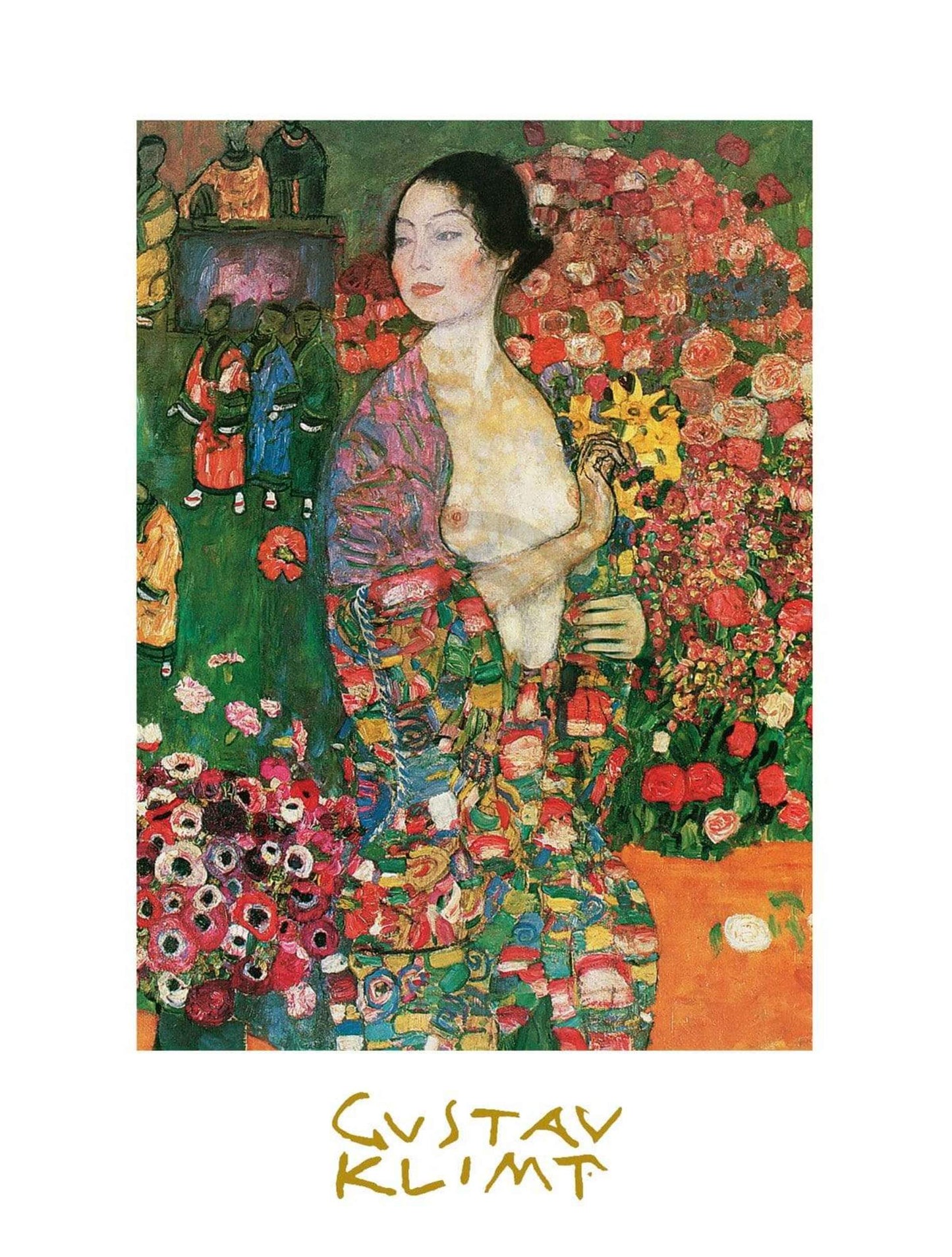 Gustav Klimt Die Tänzerin Kunstdruk 60x80cm | Posters.nl
