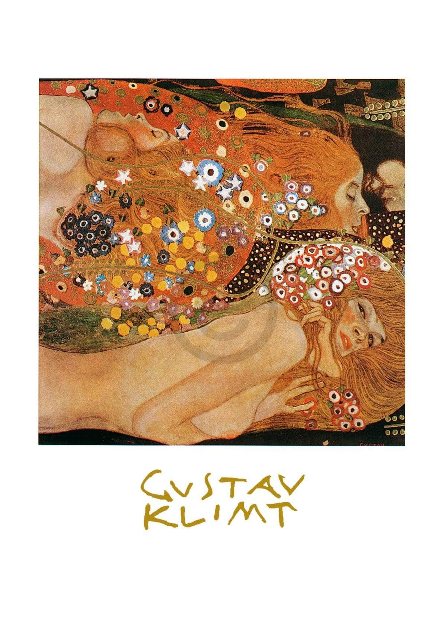 Gustav Klimt Acqua Mossa Kunstdruk 50x70cm | Posters.nl