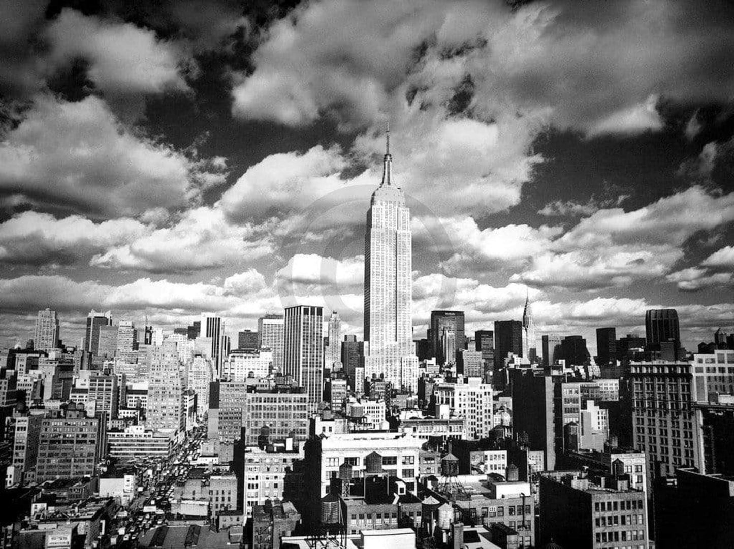 Henri Silberman Sky over Manhattan Kunstdruk 80x60cm | Posters.nl