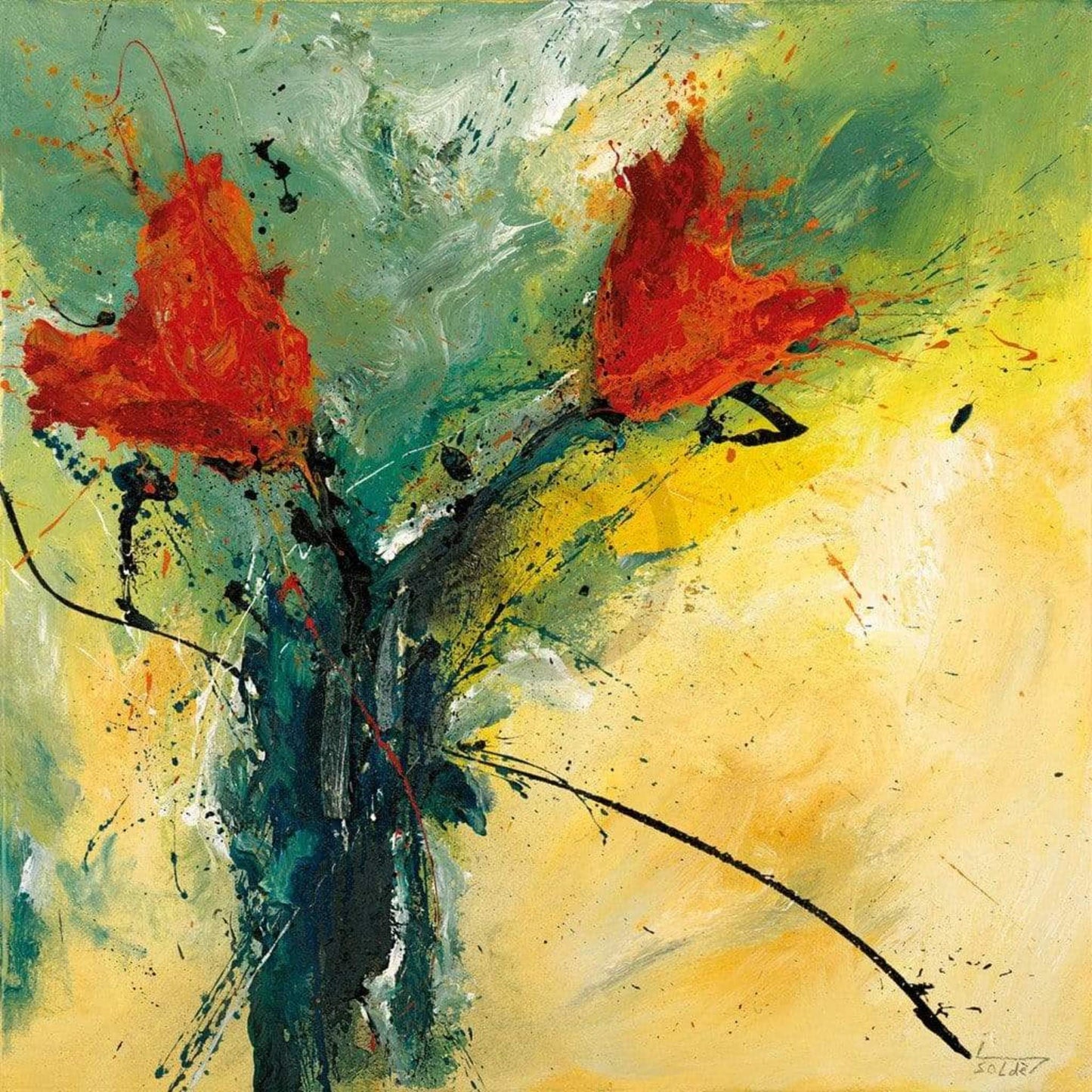 Isolde Folger La tulpa Kunstdruk 70x70cm | Posters.nl