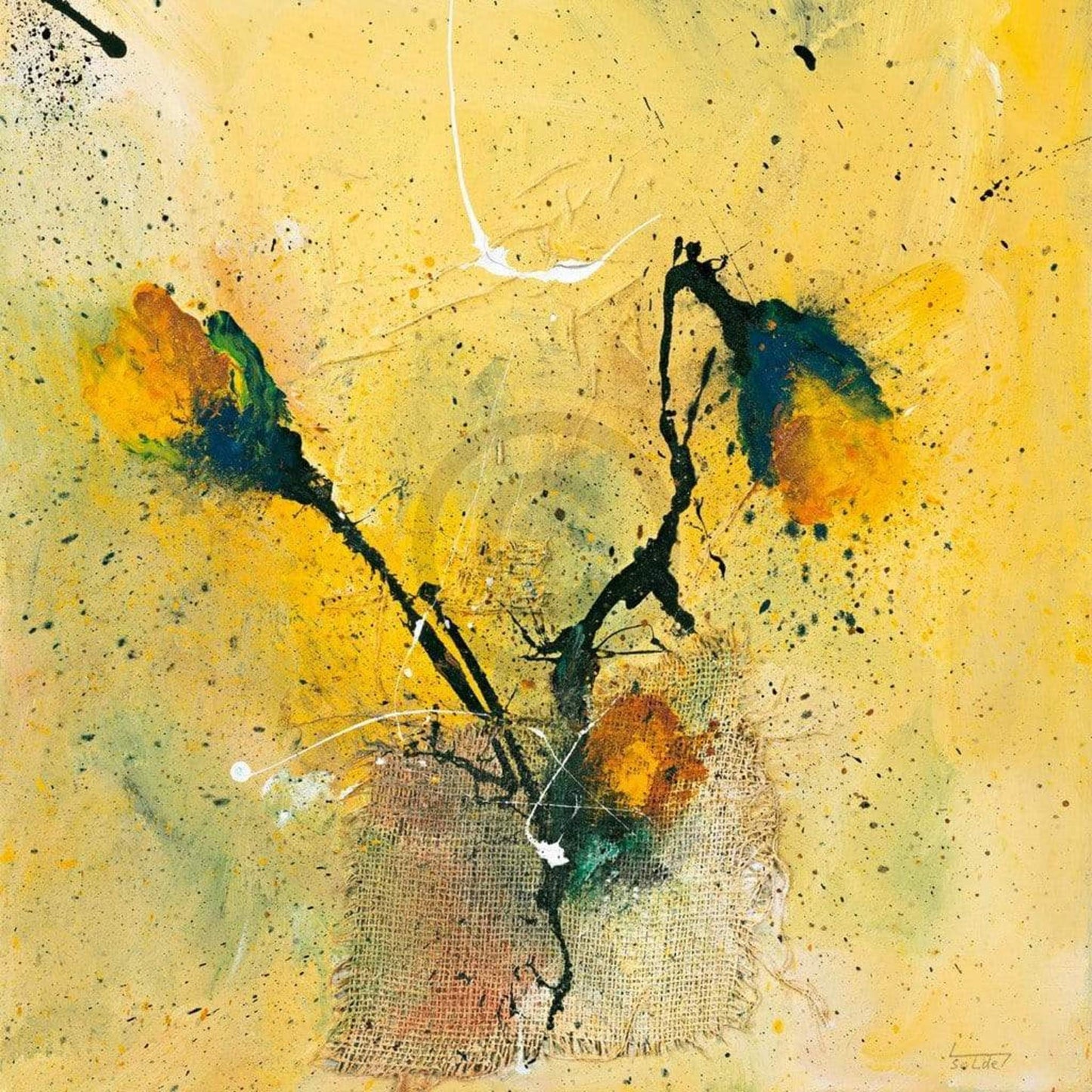 Isolde Folger Blüten I Kunstdruk 70x70cm | Posters.nl