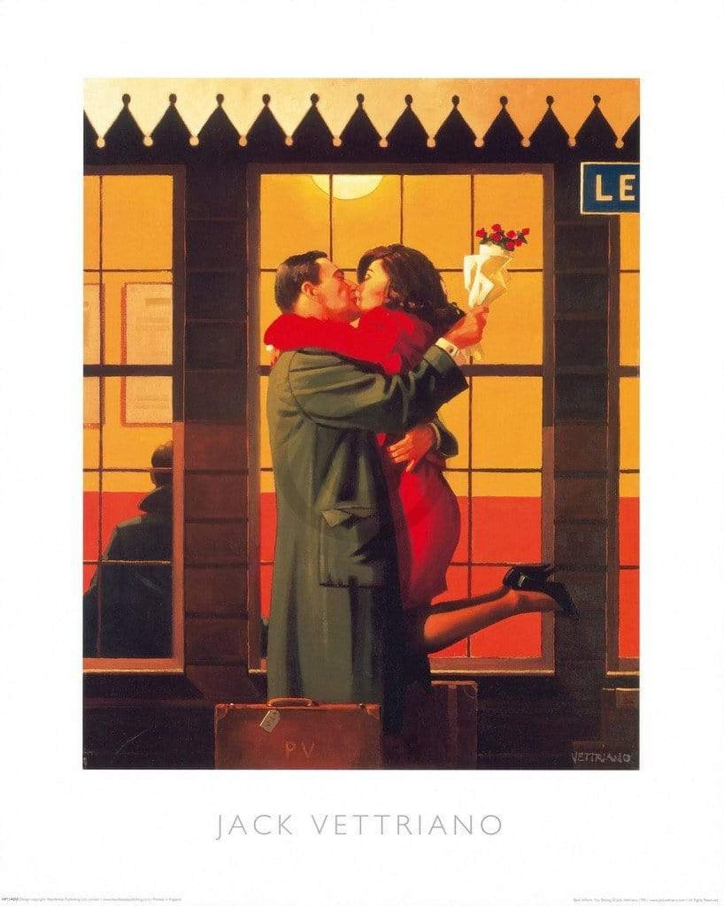Jack Vettriano Back Where You Belong Kunstdruk 60x80cm | Posters.nl