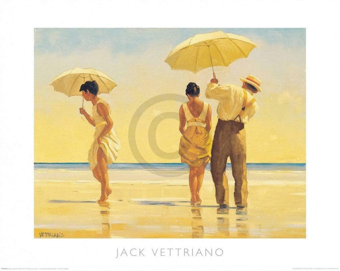 Jack Vettriano Mad Dogs Kunstdruk 50x40cm | Posters.nl