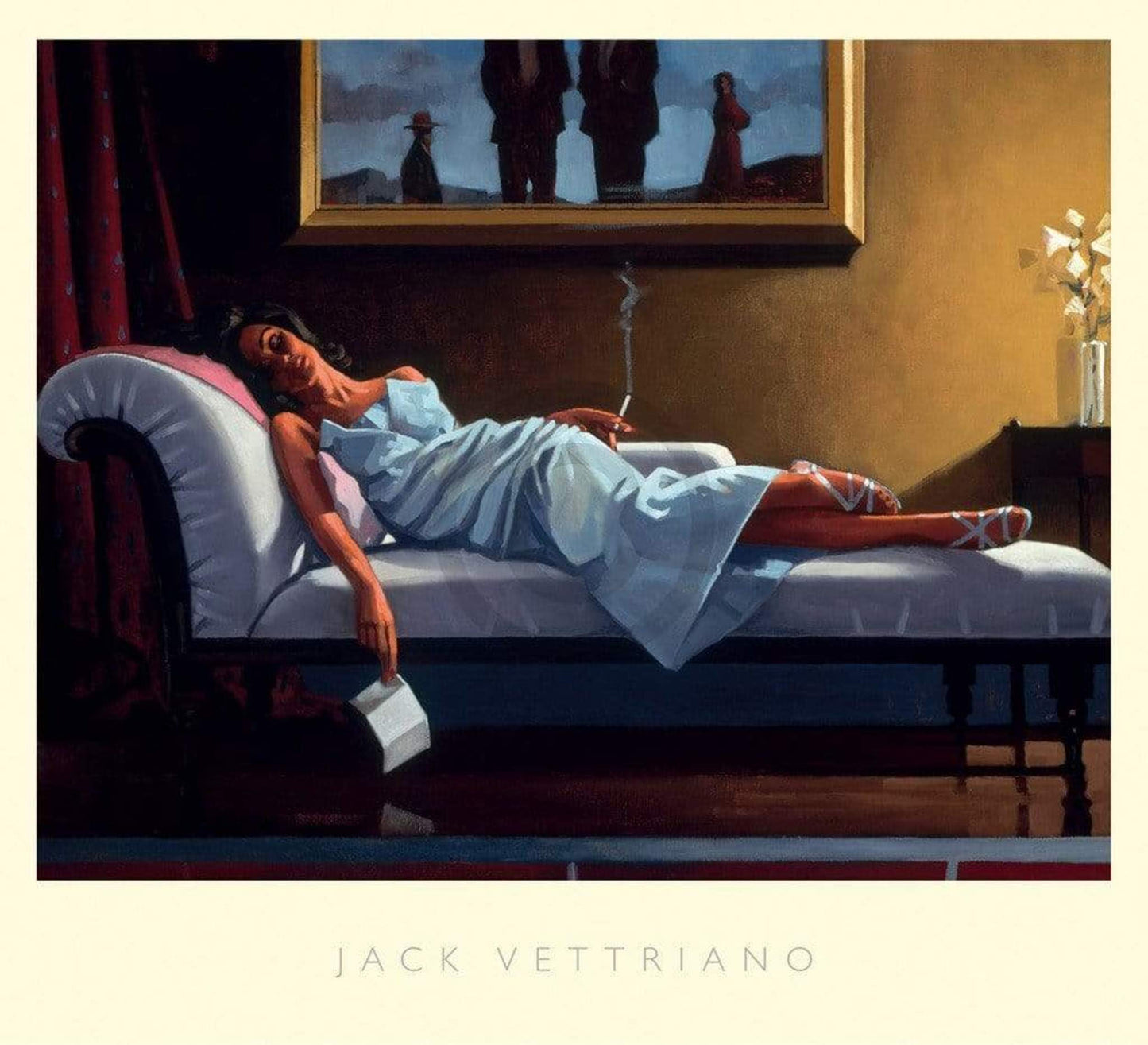 Jack Vettriano The Letter Kunstdruk 76x68cm | Posters.nl