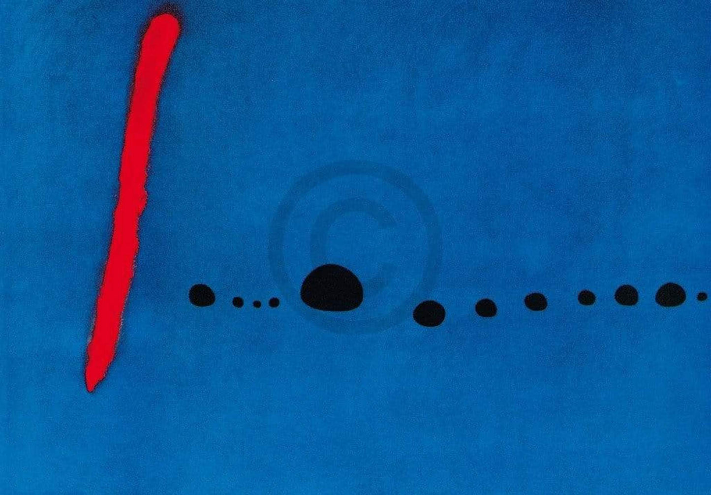 Joan Miro  Bleu II Kunstdruk 100x70cm | Posters.nl
