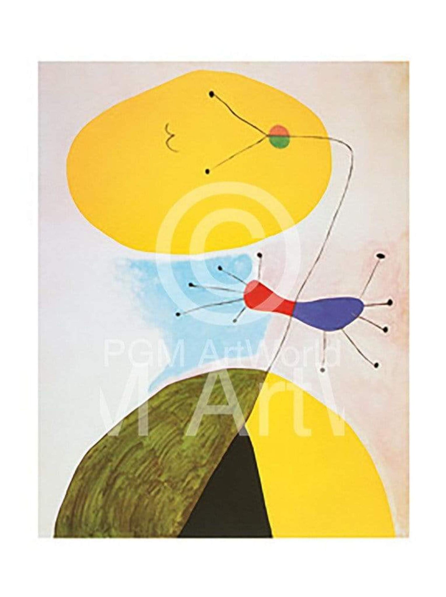 Joan Miro  Portrait, 1938 Kunstdruk 60x80cm | Posters.nl