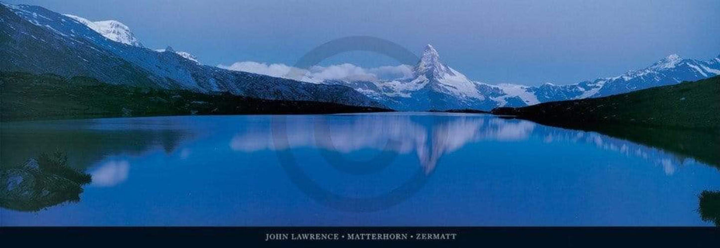 John Lawrence  Matterhorn, Zermatt Kunstdruk 95x33cm | Posters.nl