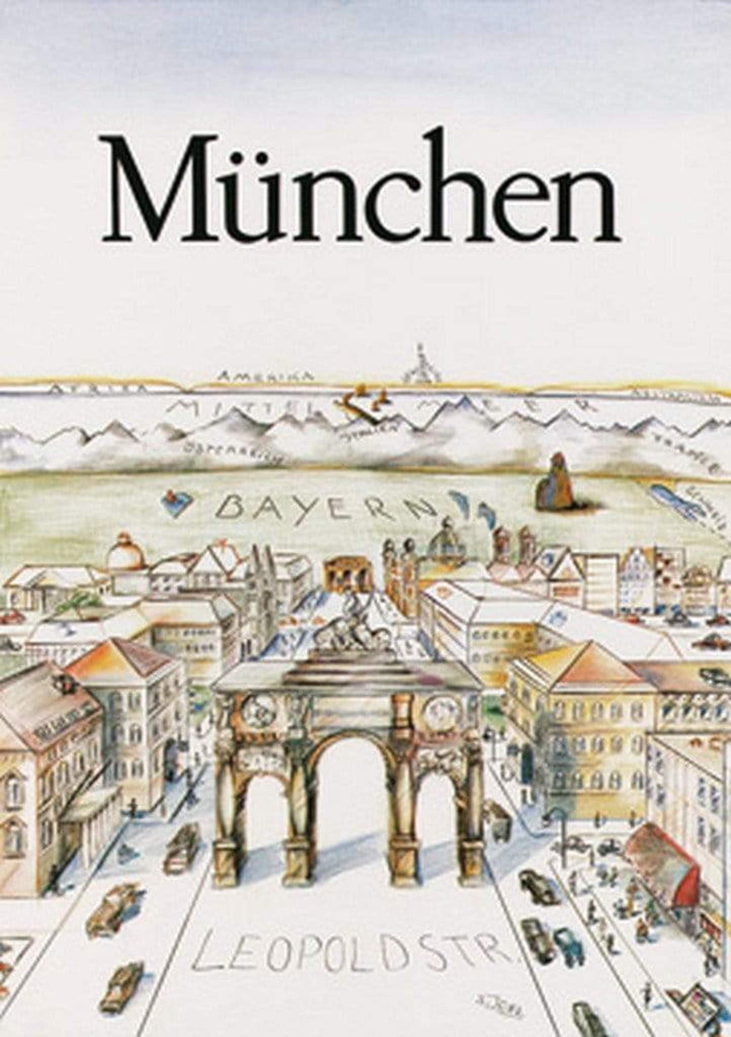 Sylvia Joel  München Kunstdruk 42x59cm | Posters.nl