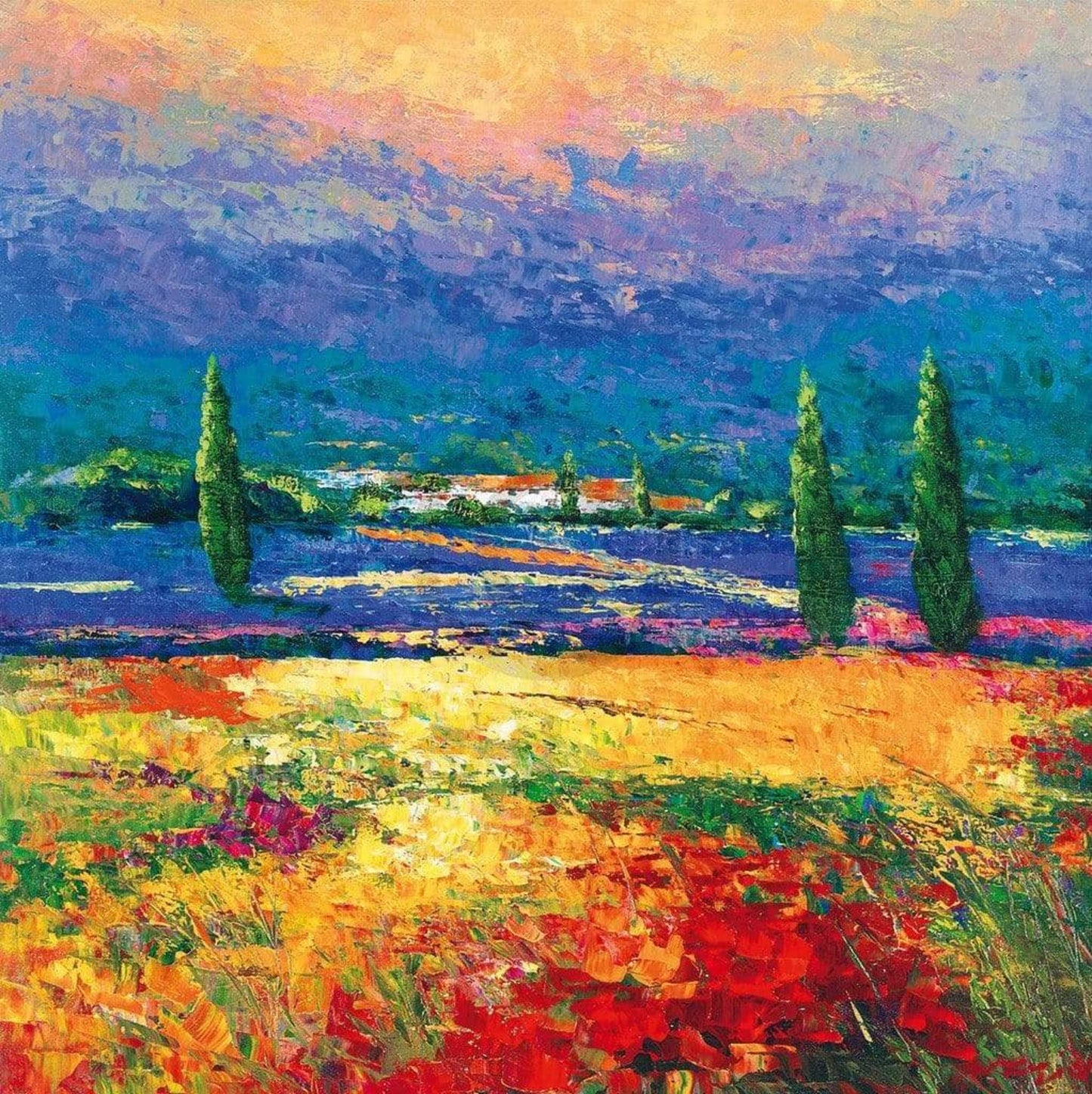 Madjid Provence II Kunstdruk 70x70cm | Posters.nl