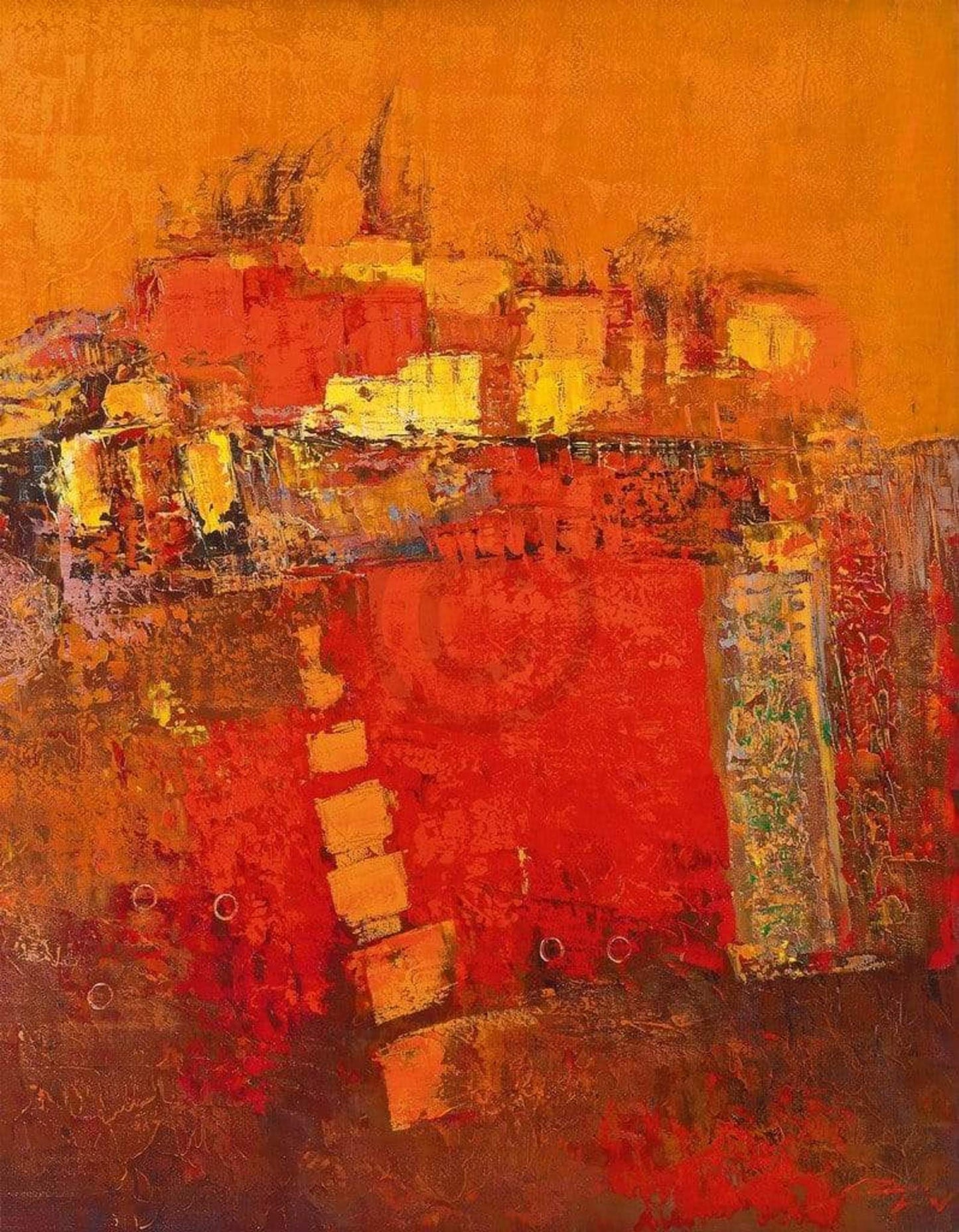 Madjid  Squares Kunstdruk 70x90cm | Posters.nl