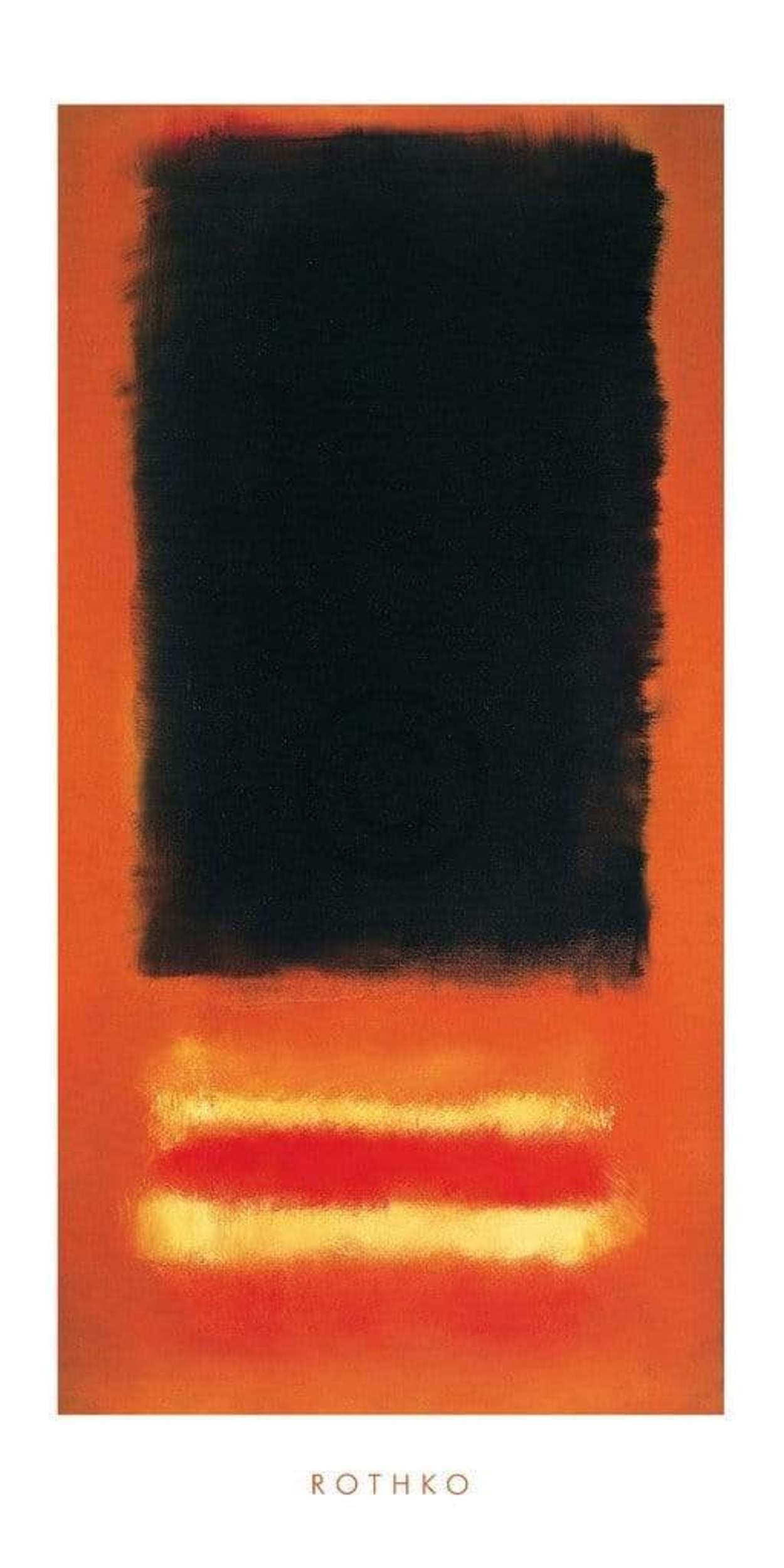 Mark Rothko Untitled Kunstdruk 50x100cm | Posters.nl