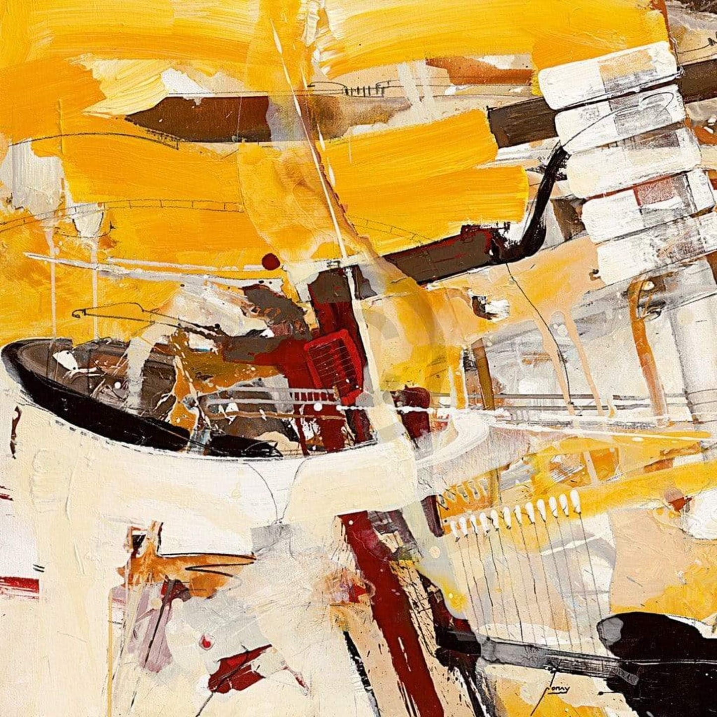 Norbert Mayer Ein konservierter Gedanke Kunstdruk 70x70cm | Posters.nl