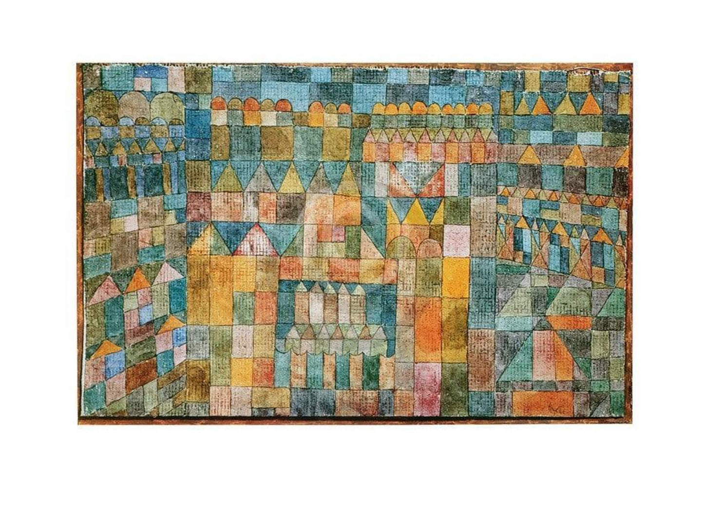 Paul Klee Quartiere Kunstdruk 80x60cm | Posters.nl
