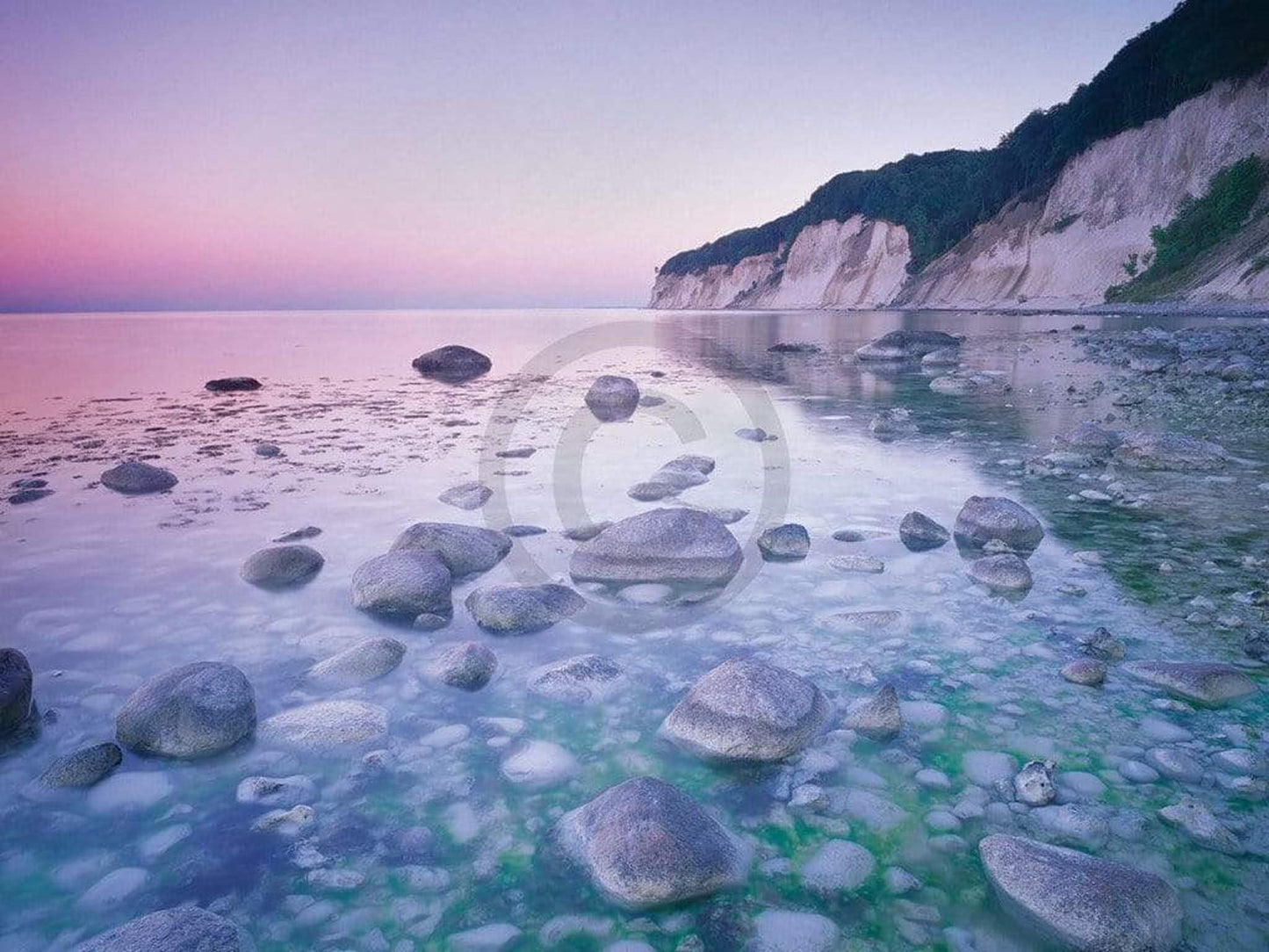 Popp Hackner Kreideküste Rügen Kunstdruk 80x60cm | Posters.nl