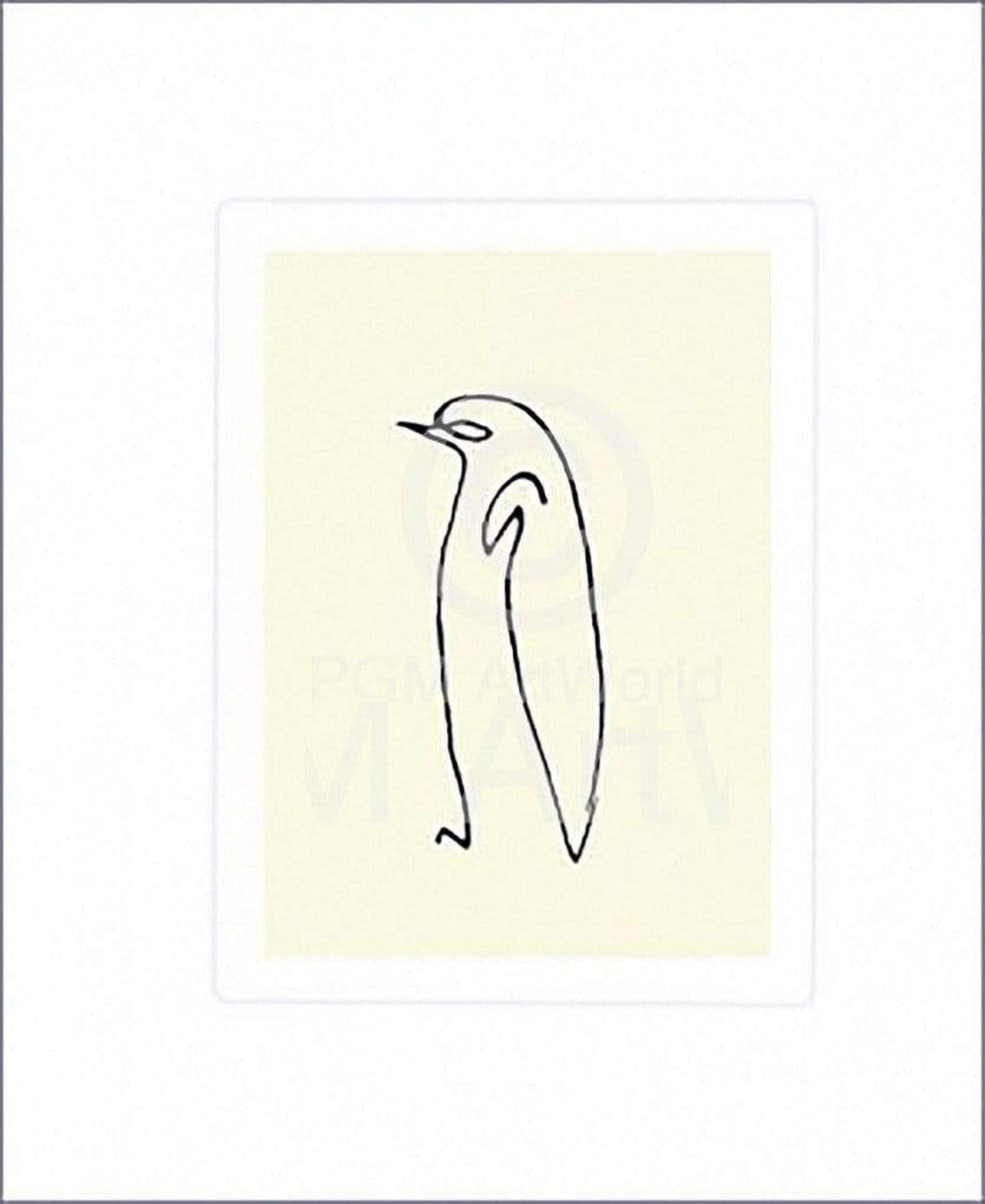 Pablo Picasso Le pingouin Kunstdruk 50x60cm | Posters.nl