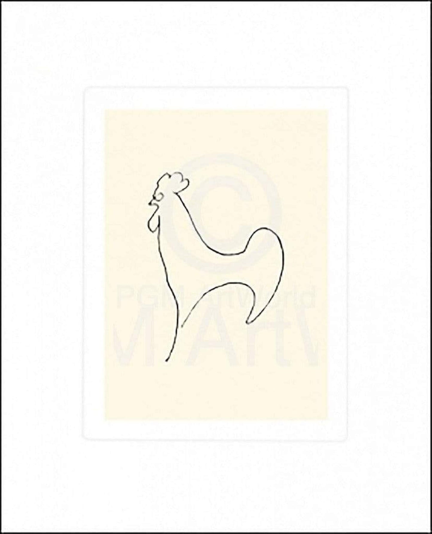 Pablo Picasso Coq Detail Kunstdruk 50x60cm | Posters.nl