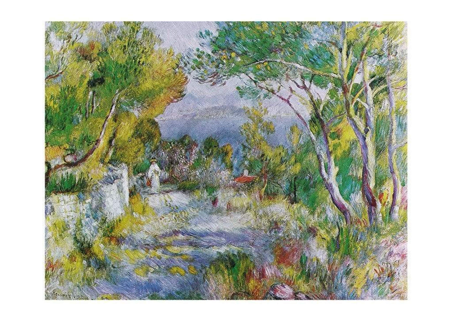 Auguste Renoir L'Estaque, 1882 Kunstdruk 70x50cm | Posters.nl