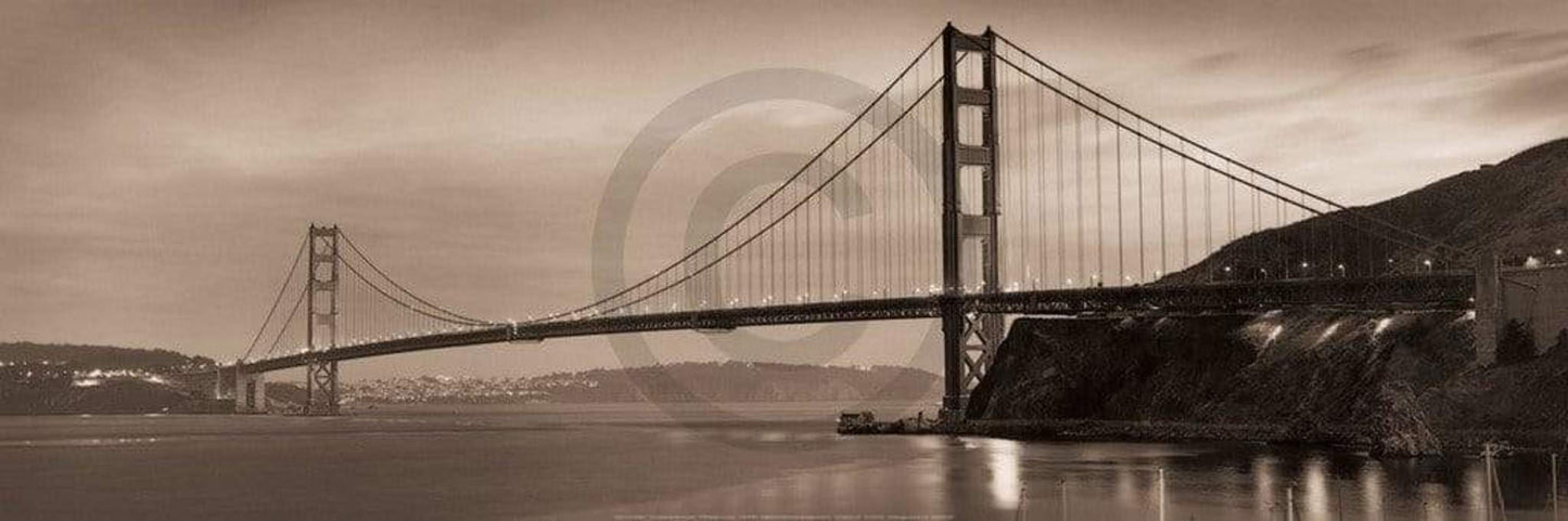 Alan Blaustein Golden Gate Bridge II Kunstdruk 90x30cm | Posters.nl