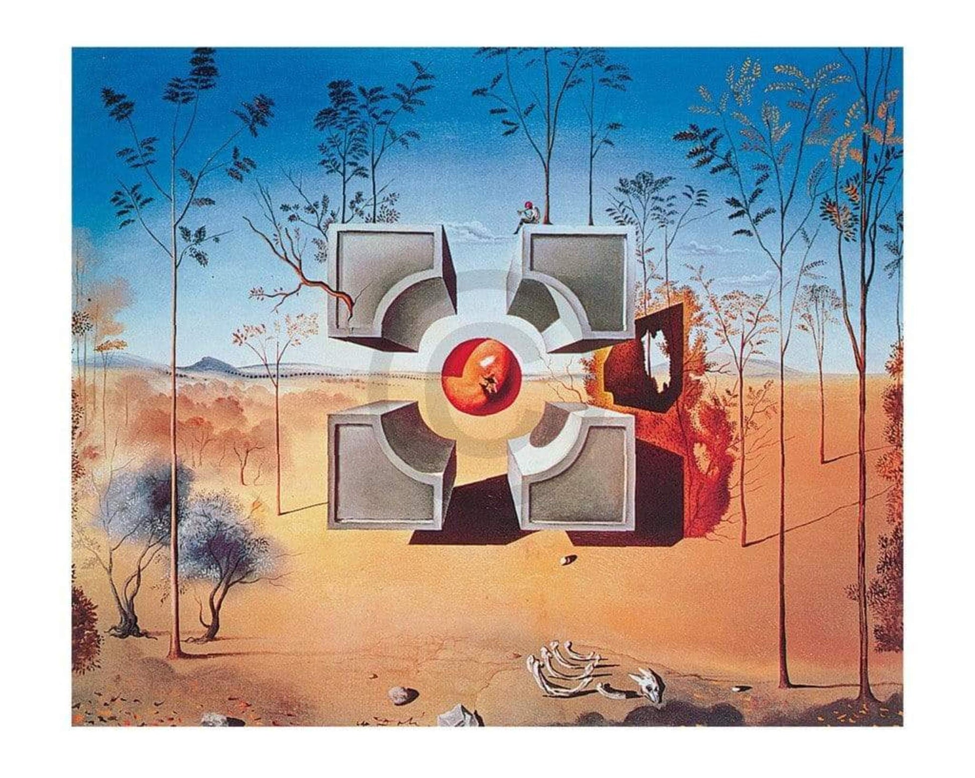 Salvador Dali  Sans titre Kunstdruk 50x40cm | Posters.nl