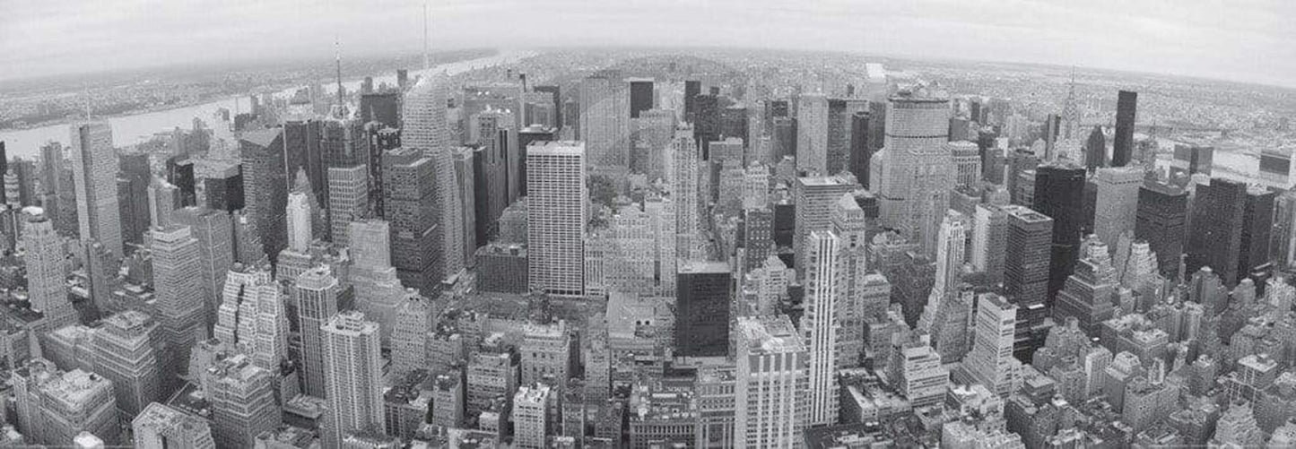 Shutterstock Manhatten panorama Kunstdruk 95x33cm | Posters.nl