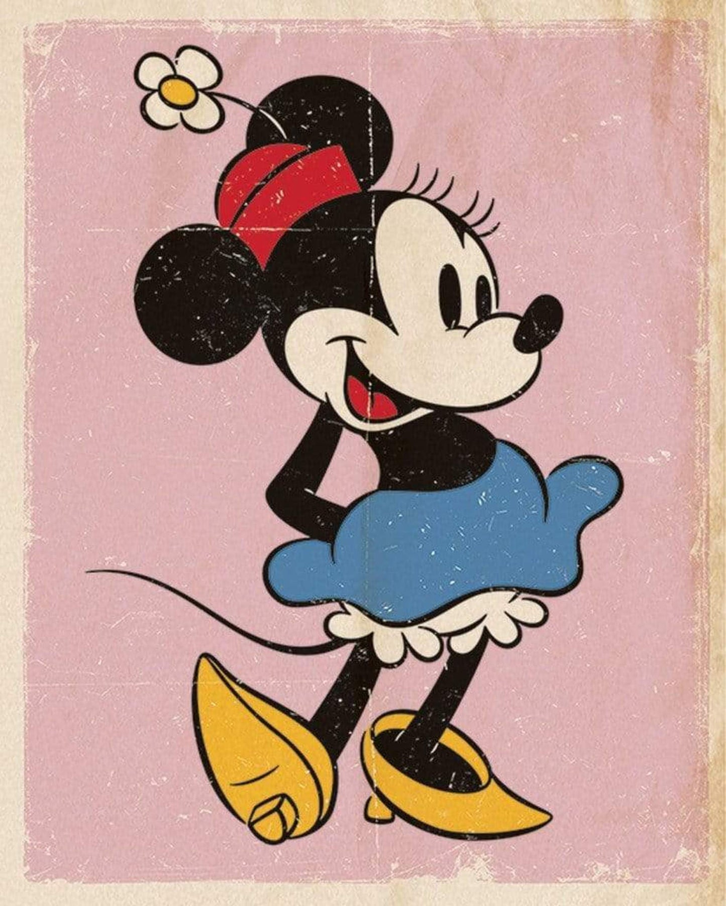 Pyramid Minnie Mouse Retro Poster 40x50cm | Posters.nl