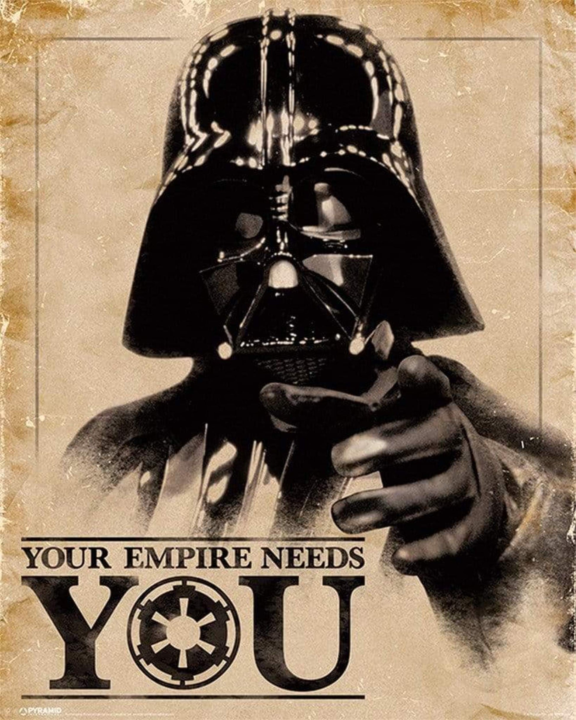 Pyramid Star Wars Classic Your Empire Needs You Poster 40x50cm | Posters.nl