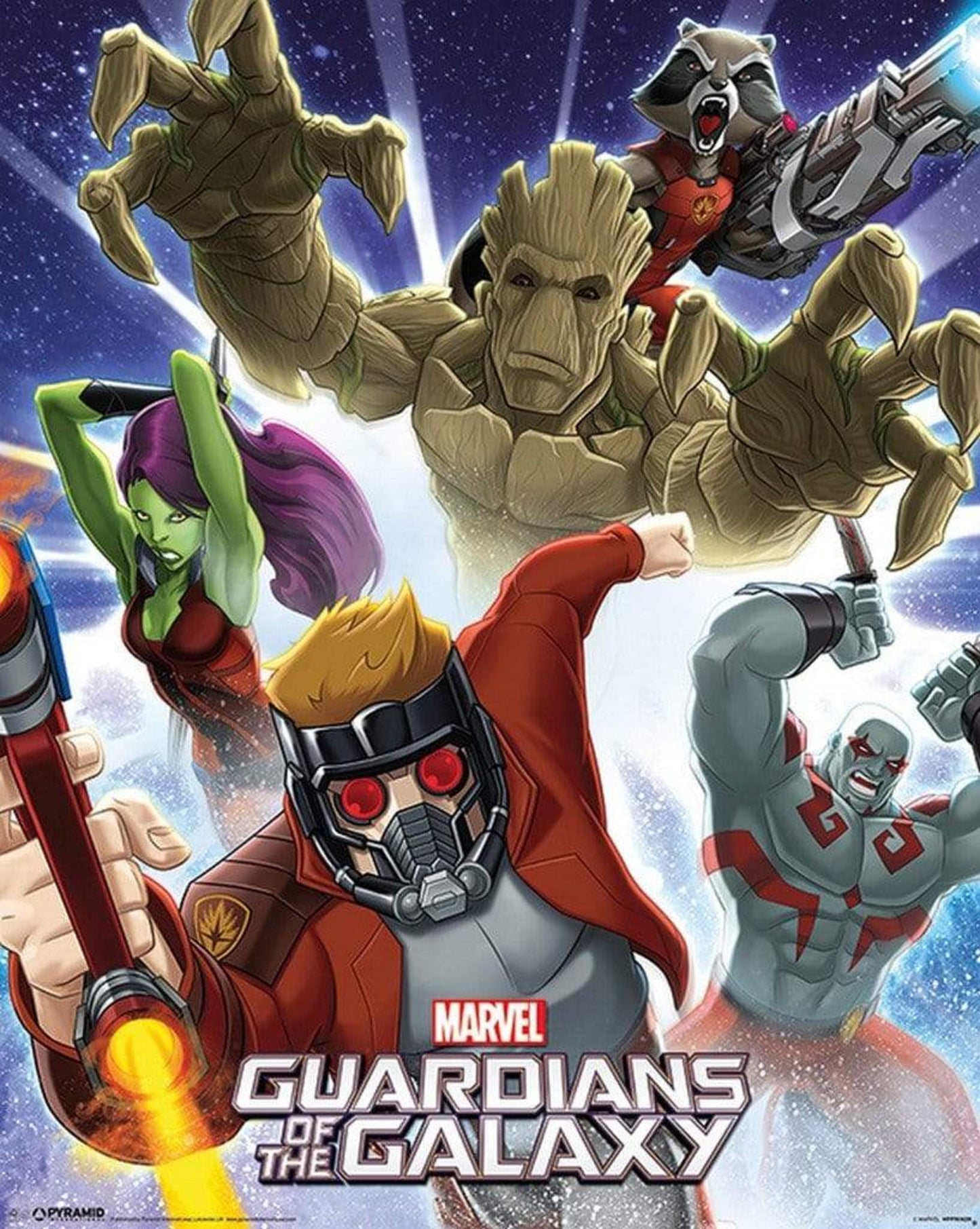 Pyramid Guardians Of The Galaxy Burst Poster 40x50cm | Posters.nl