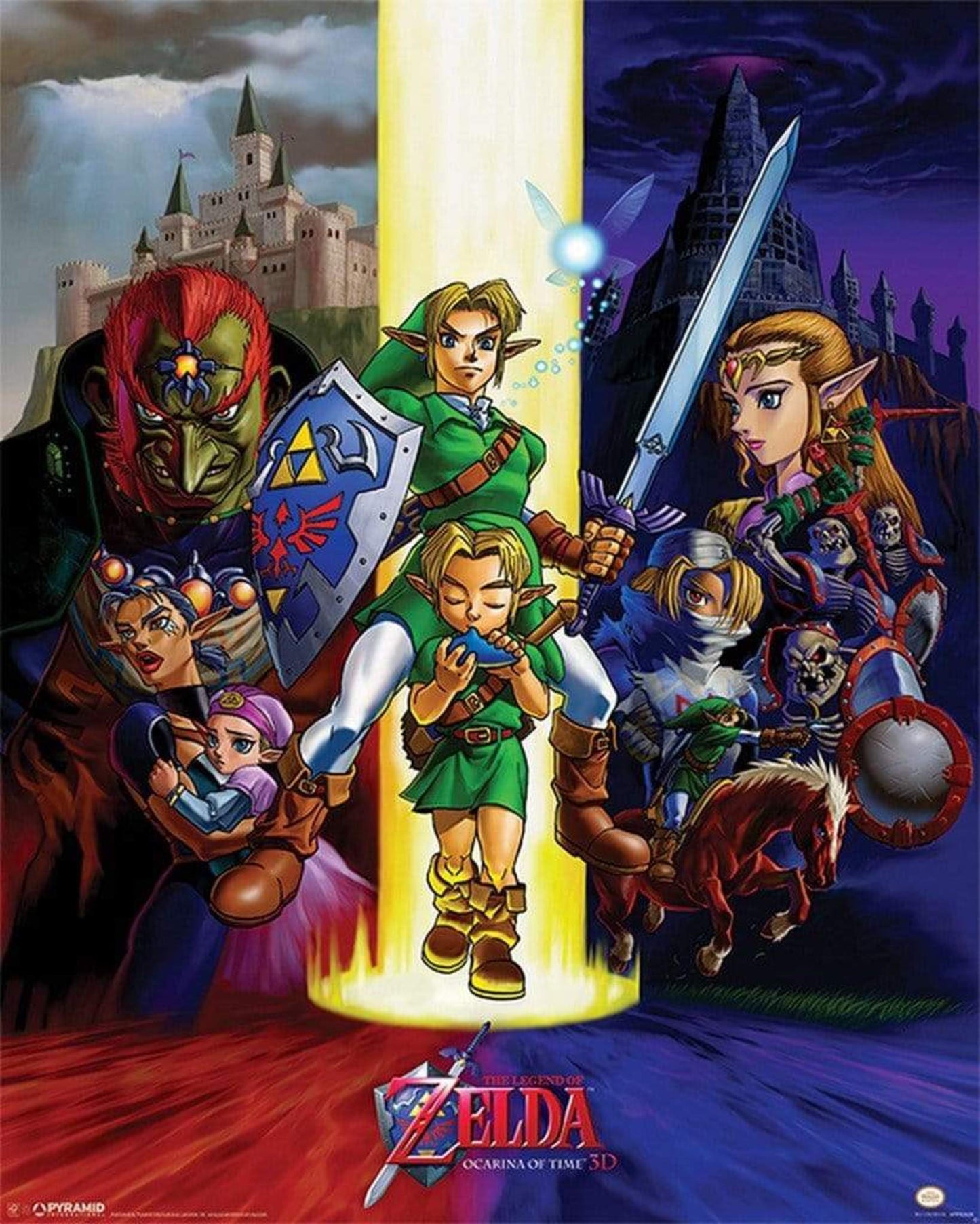 Pyramid The Legend of Zelda Ocarina of Time Poster 40x50cm | Posters.nl