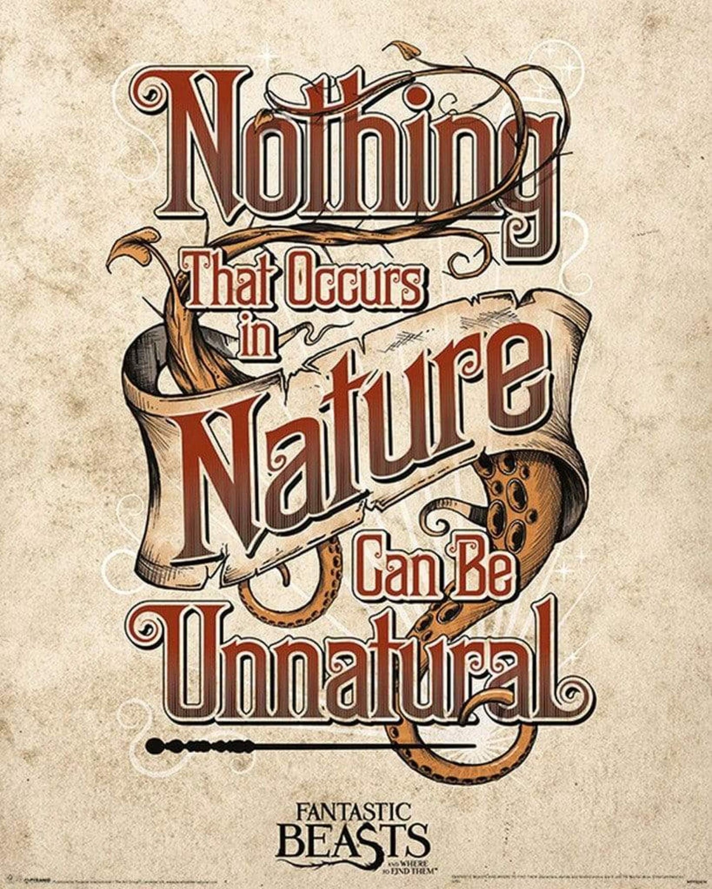 Pyramid Fantastic Beasts Unnatural Poster 40x50cm | Posters.nl