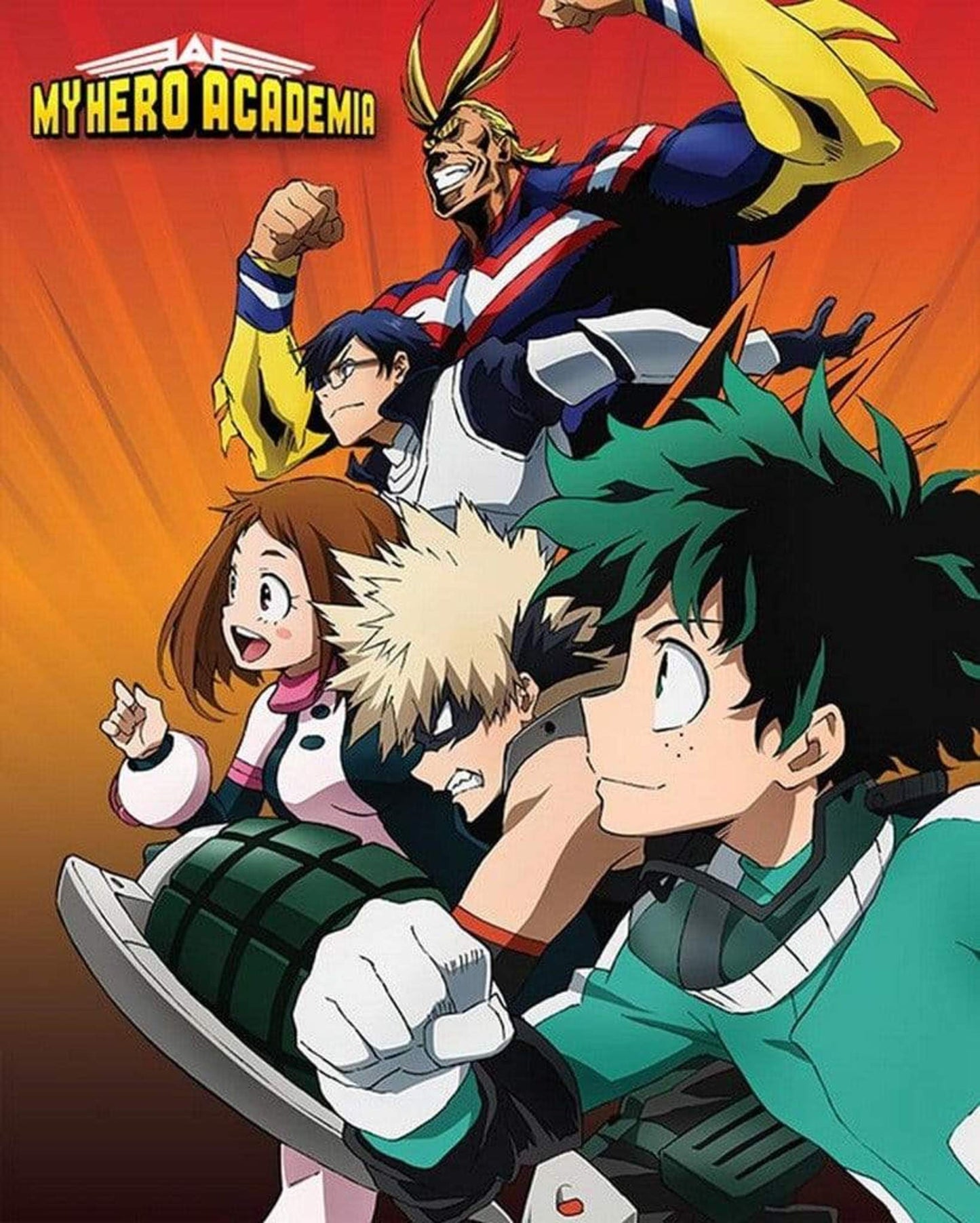 Pyramid My Hero Academia Heroes to Action Poster 40x50cm | Posters.nl