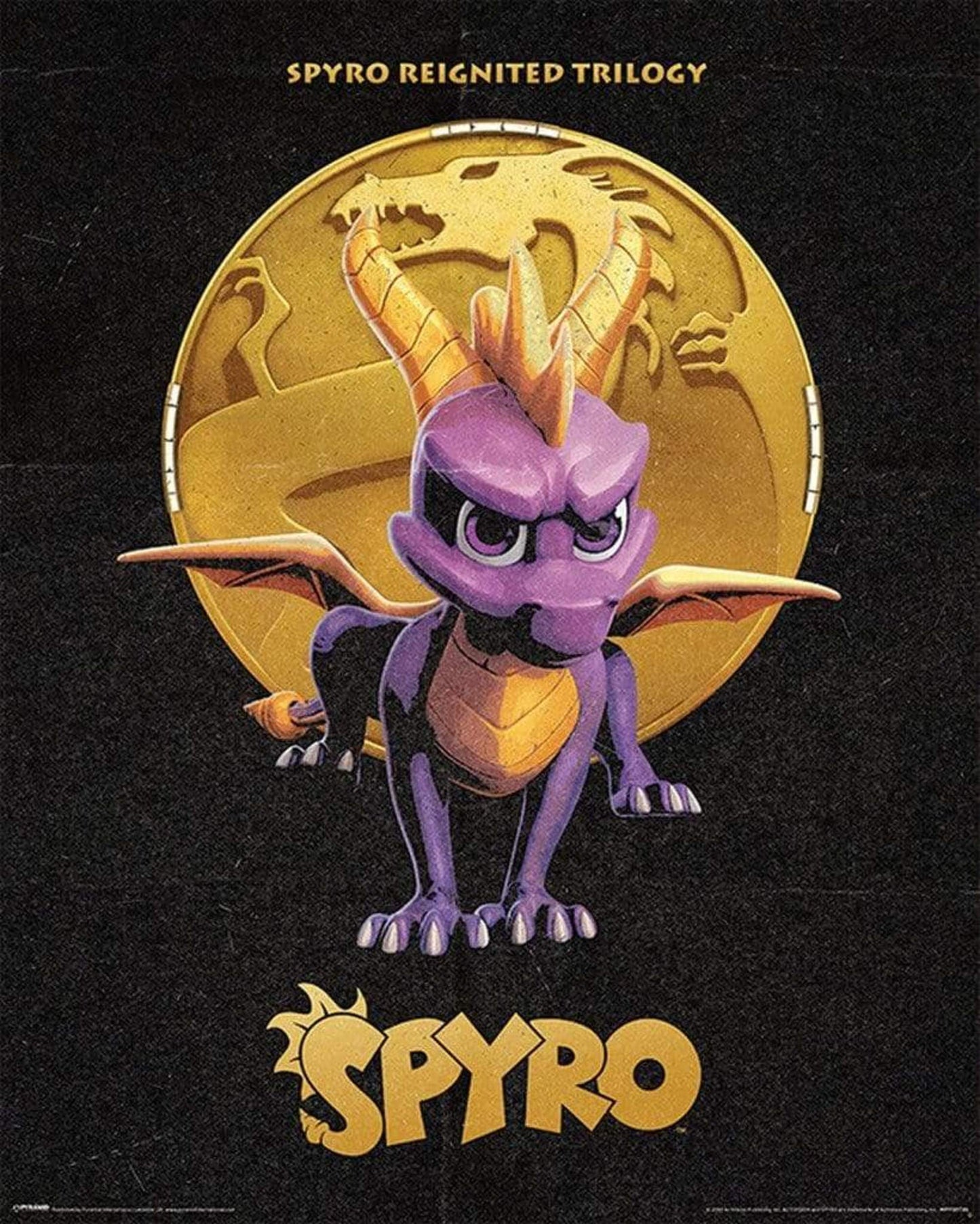Pyramid Spyro Golden Dragon Poster 40x50cm | Posters.nl