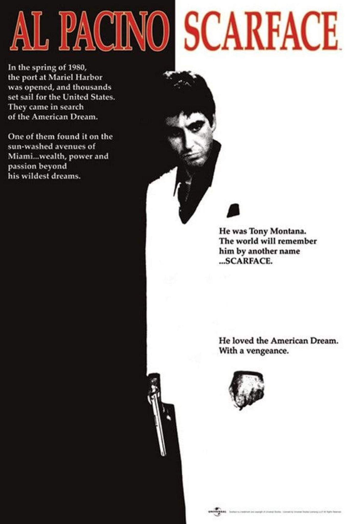 Pyramid Scarface One Sheet Poster 61x91,5cm | Posters.nl