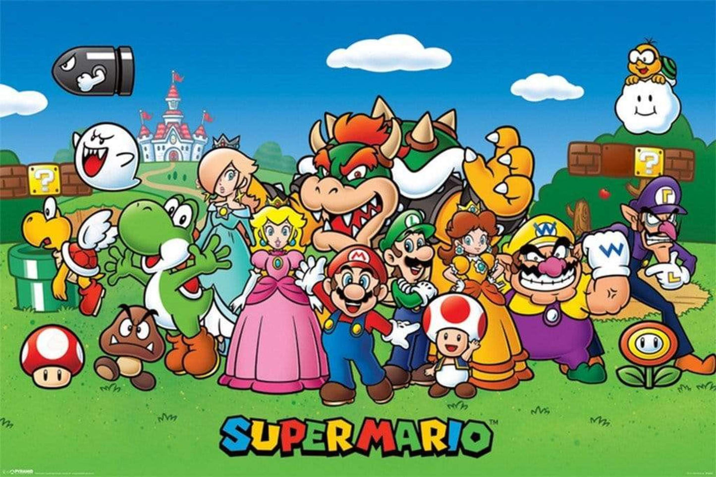 Pyramid Super Mario Characters Poster 91,5x61cm | Posters.nl
