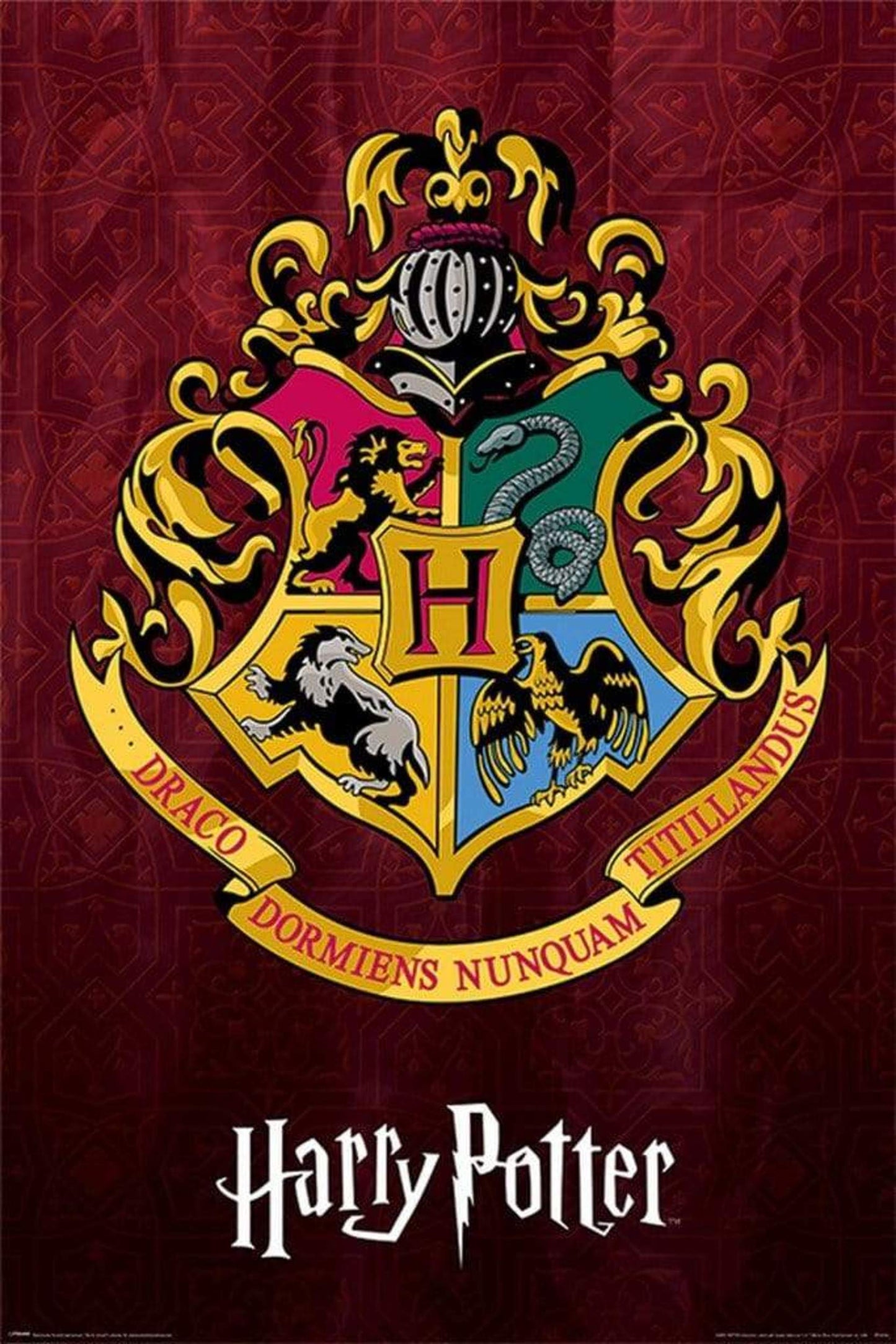 Pyramid Harry Potter Hogwarts School Crest Poster 61x91,5cm | Posters.nl
