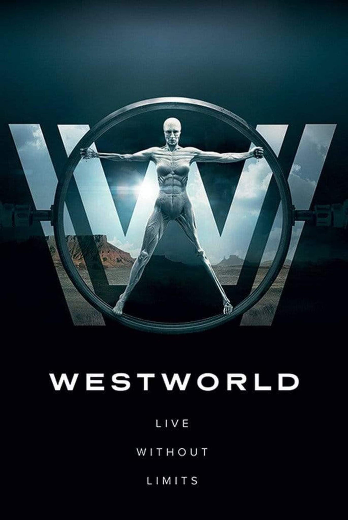 Pyramid Westworld Live Without Limits Poster 61x91,5cm | Posters.nl