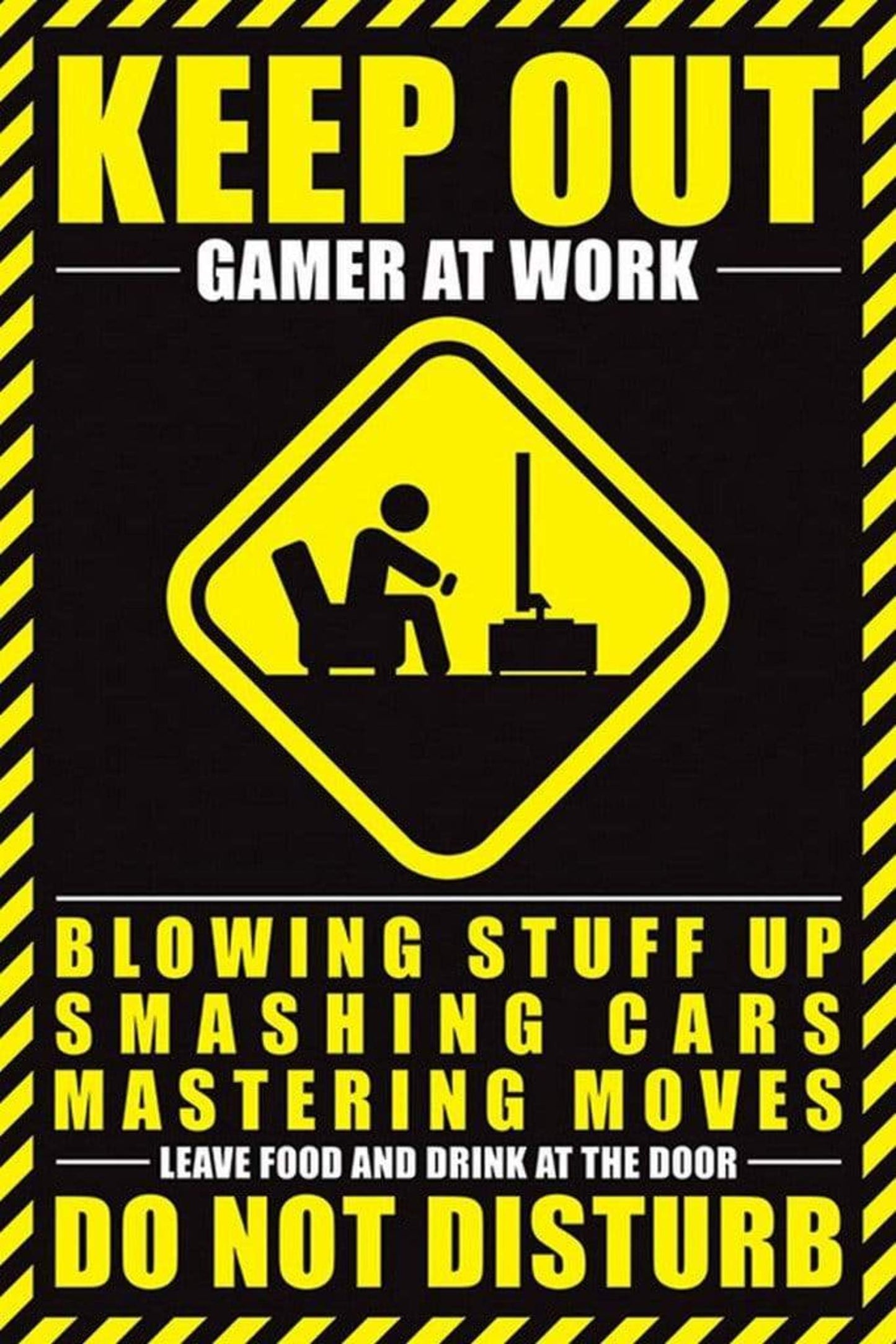 Pyramid Gamer At Work Do Not Disturb Poster 61x91,5cm | Posters.nl
