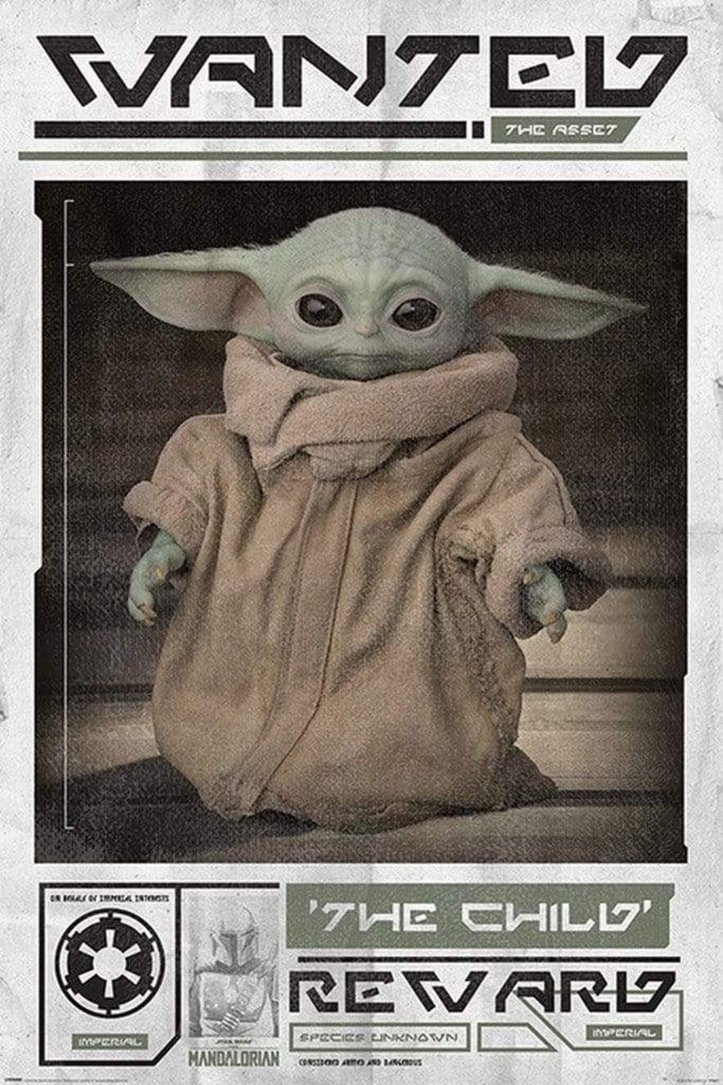 Pyramid Star Wars The Mandalorian Wanted the Child Poster 61x91,5cm | Posters.nl