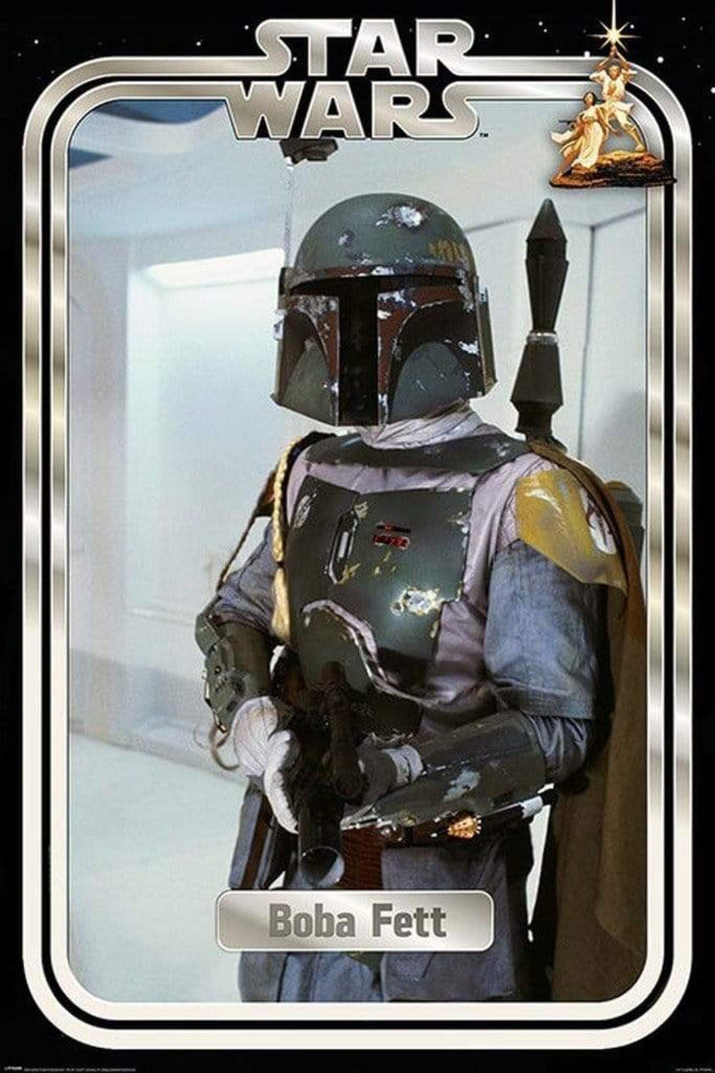 Pyramid Star Wars Boba Fett Retro Packaging Poster 61x91,5cm | Posters.nl
