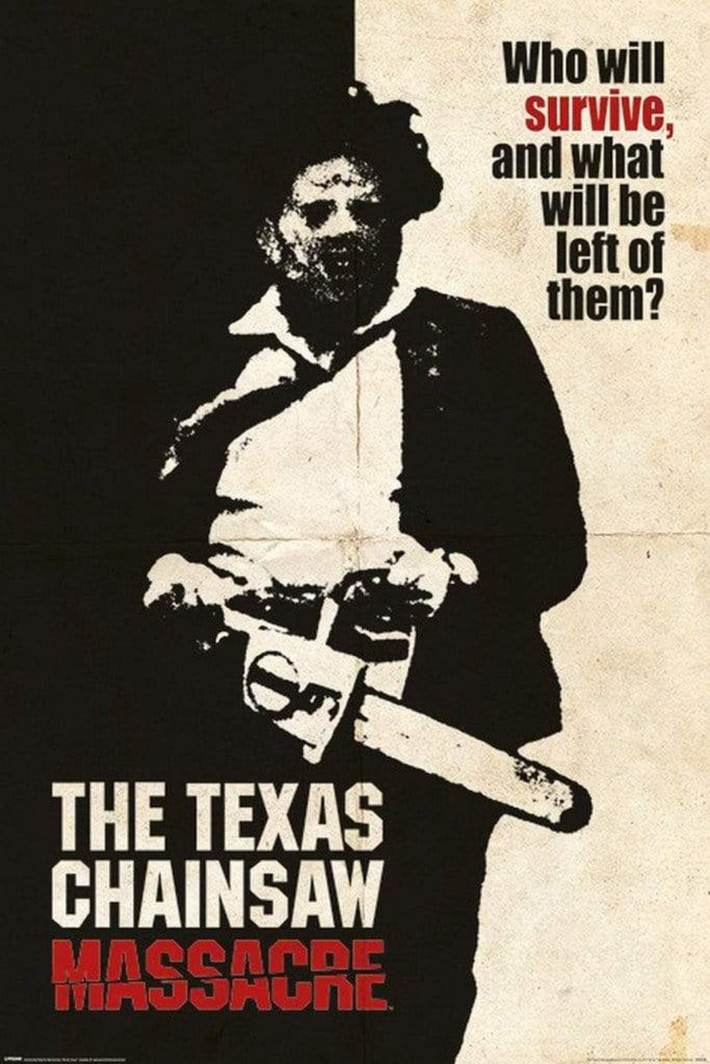 Pyramid Texas Chainsaw Massacre Who Will Survive Poster 61x91,5cm | Posters.nl